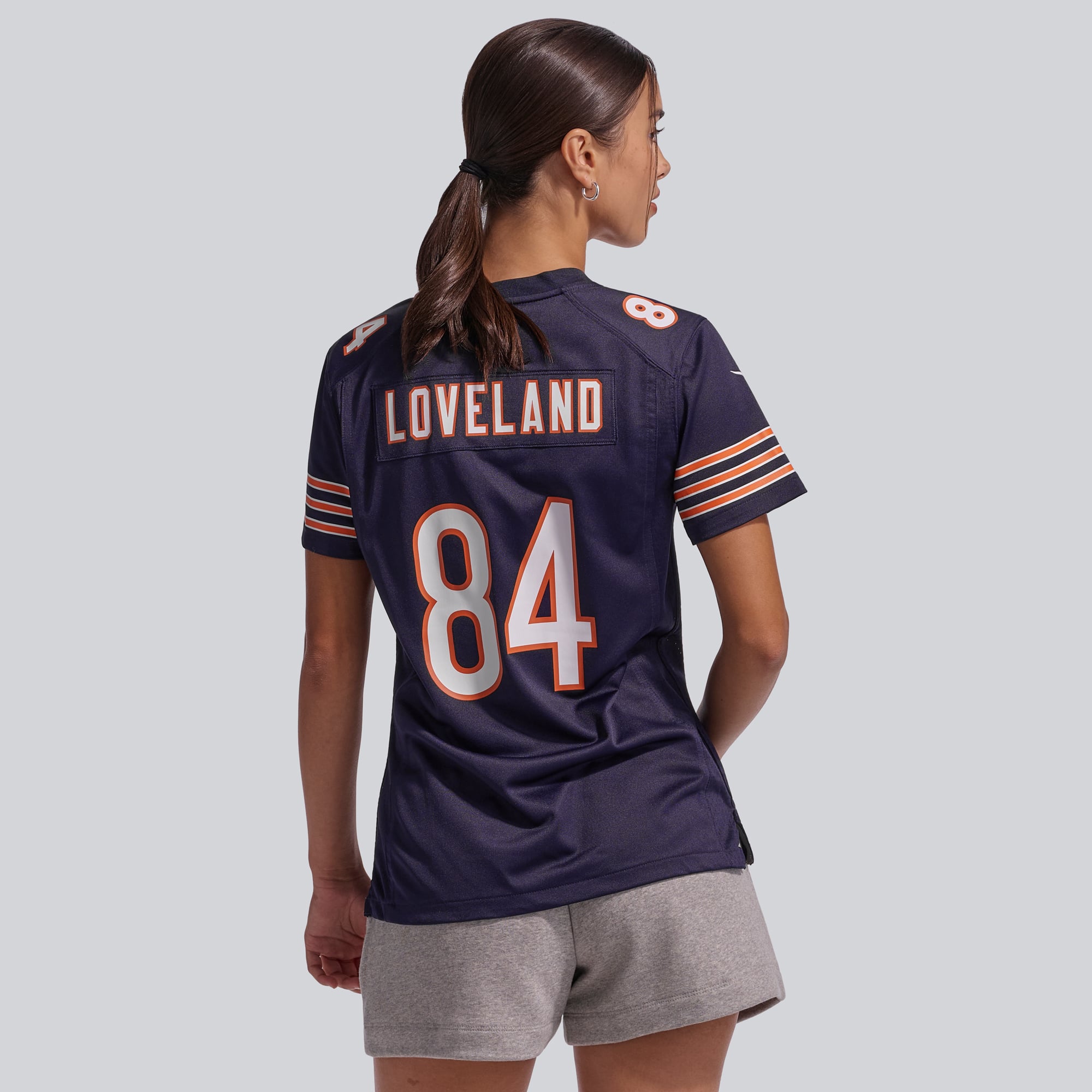 Maillot alternatif Nike Colston Loveland blanc des Bears de Chicago pour femmes
