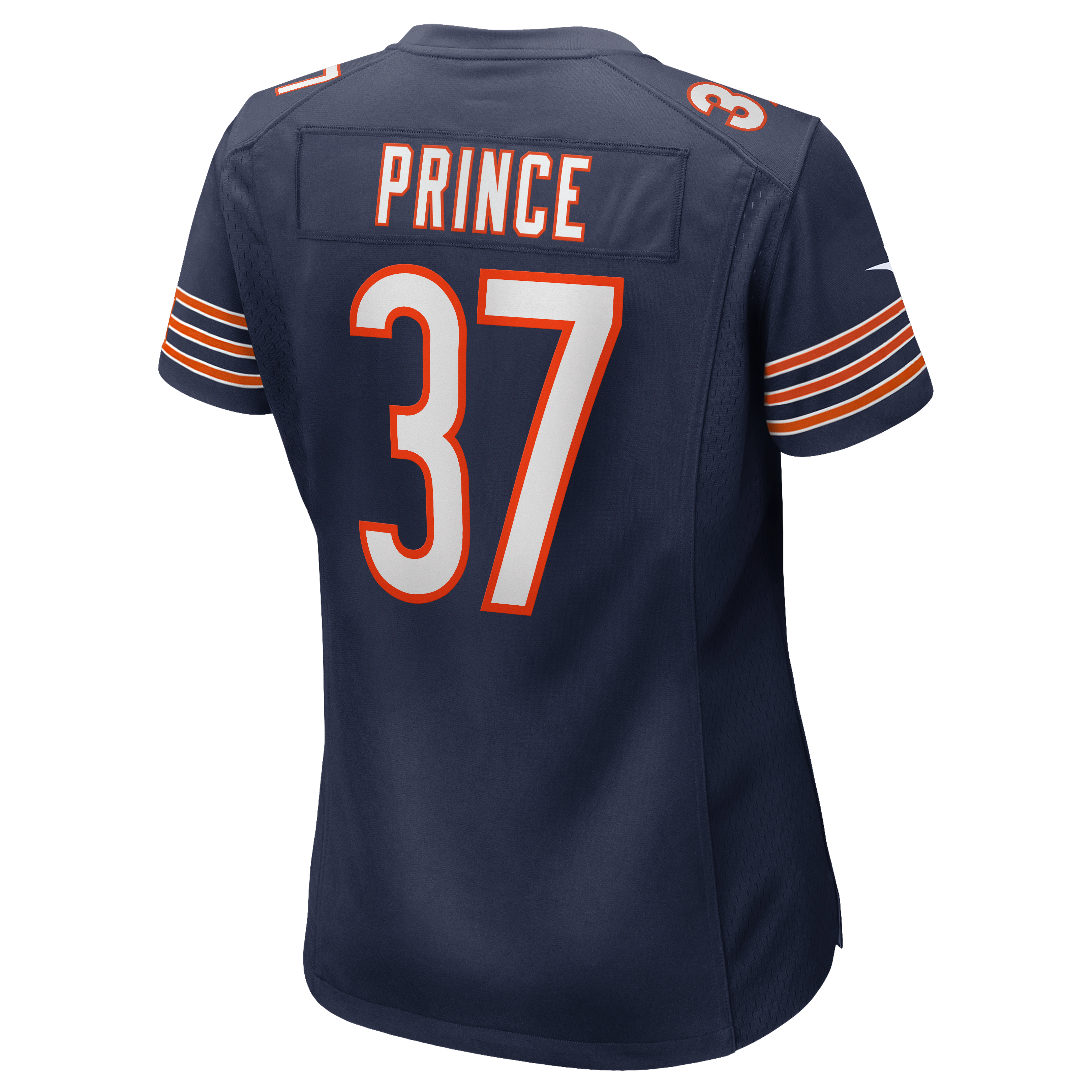Maillot de match Nike Deantre Prince bleu marine des Chicago Bears pour femmes