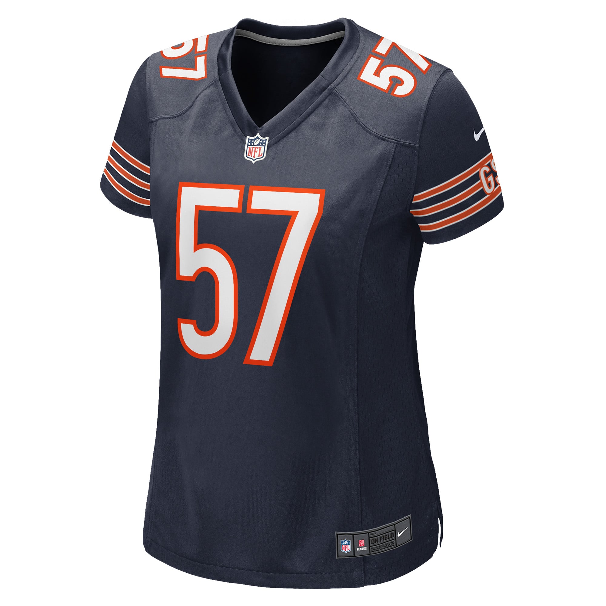 Women's Nike Jack Sanborn Navy Chicago Bears Game Player Jersey