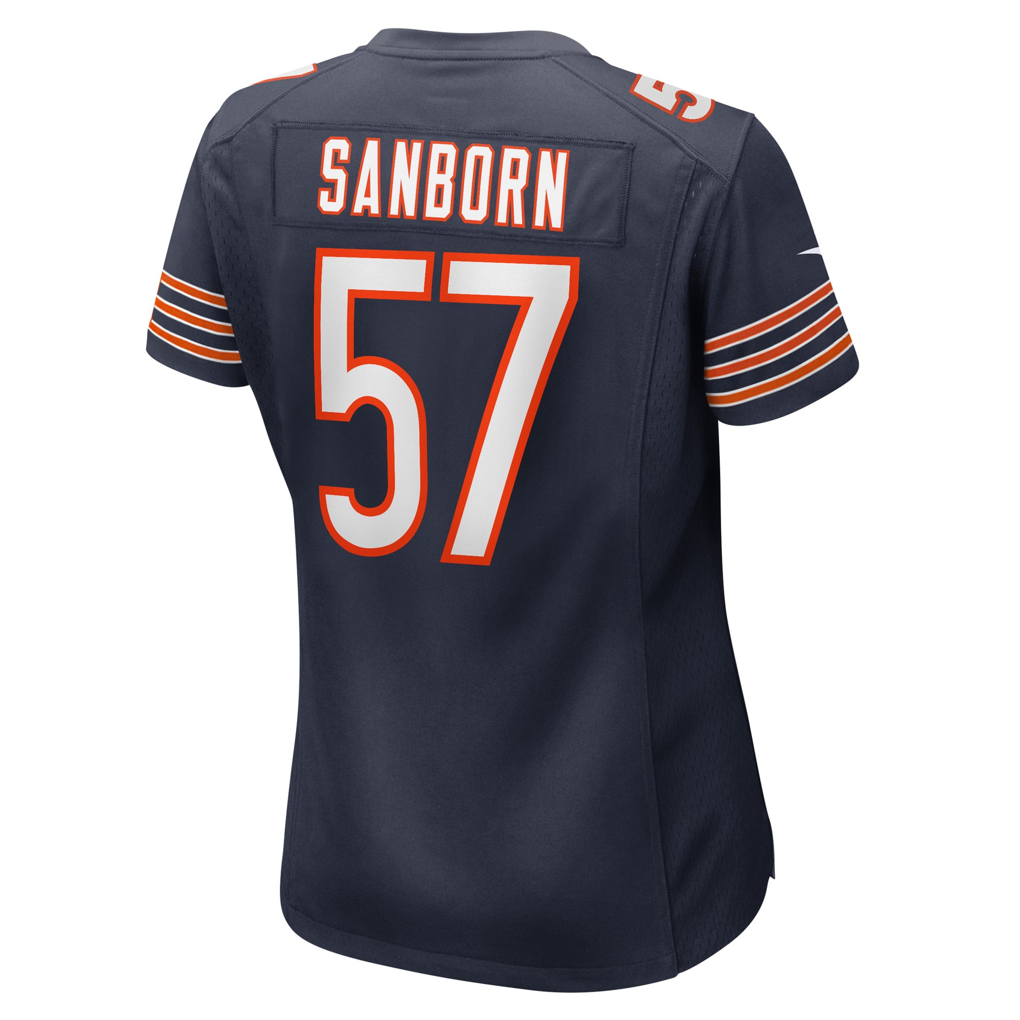 Women's Nike Jack Sanborn Navy Chicago Bears Game Player Jersey
