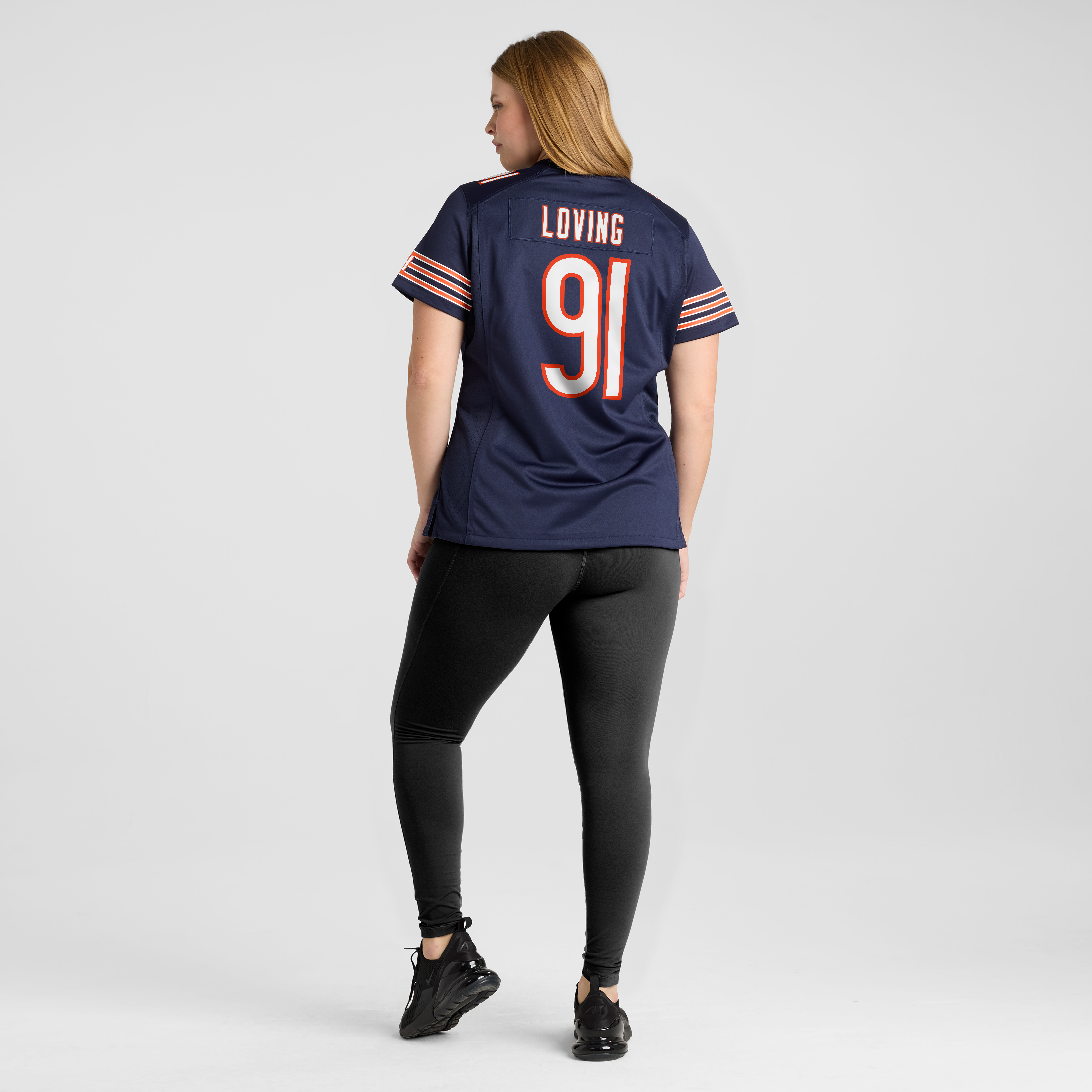 Women's Nike Jayden Loving Navy Chicago Bears Team Game Jersey