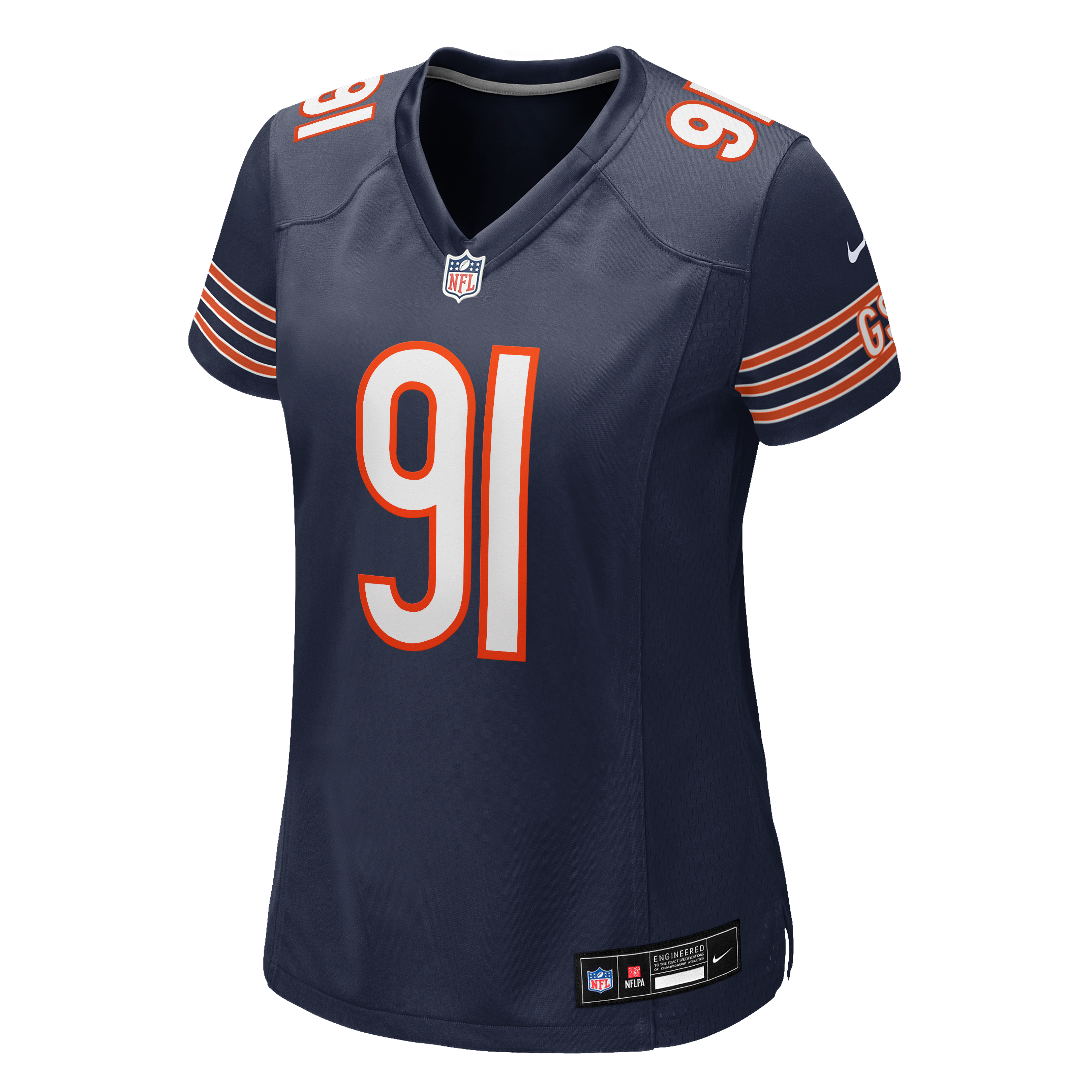 Women's Nike Jayden Loving Navy Chicago Bears Team Game Jersey