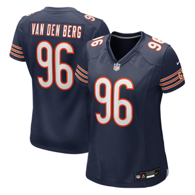 Jordan van den Berg Chicago Bears Nike Women's Team Game Jersey - Navy