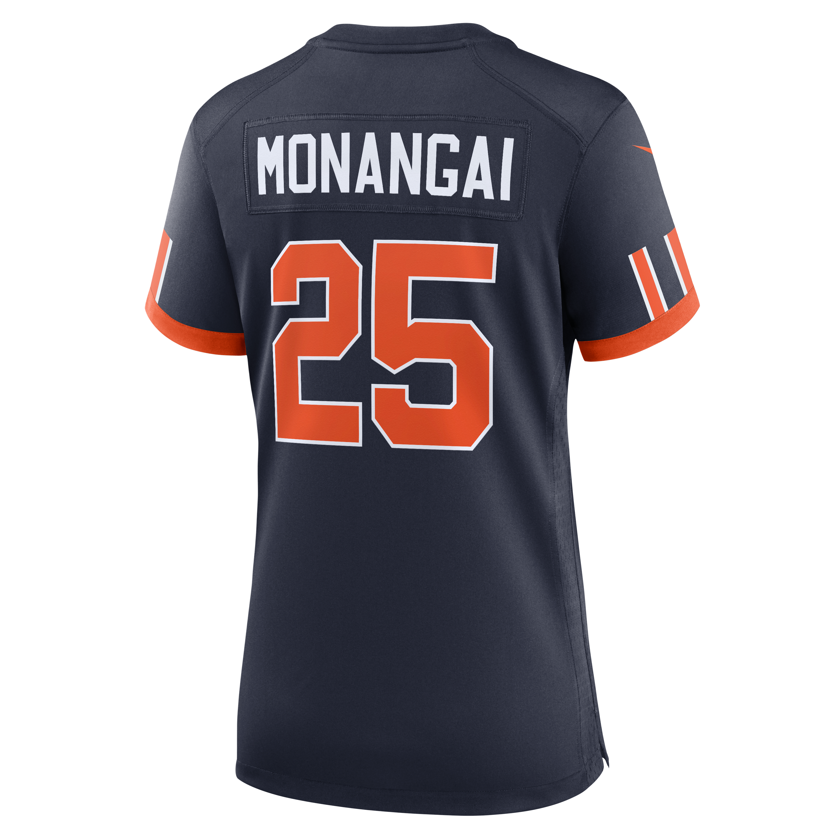 Women's Nike Kyle Monangai Navy Chicago Bears 2026 Rivalries Collection Game Jersey