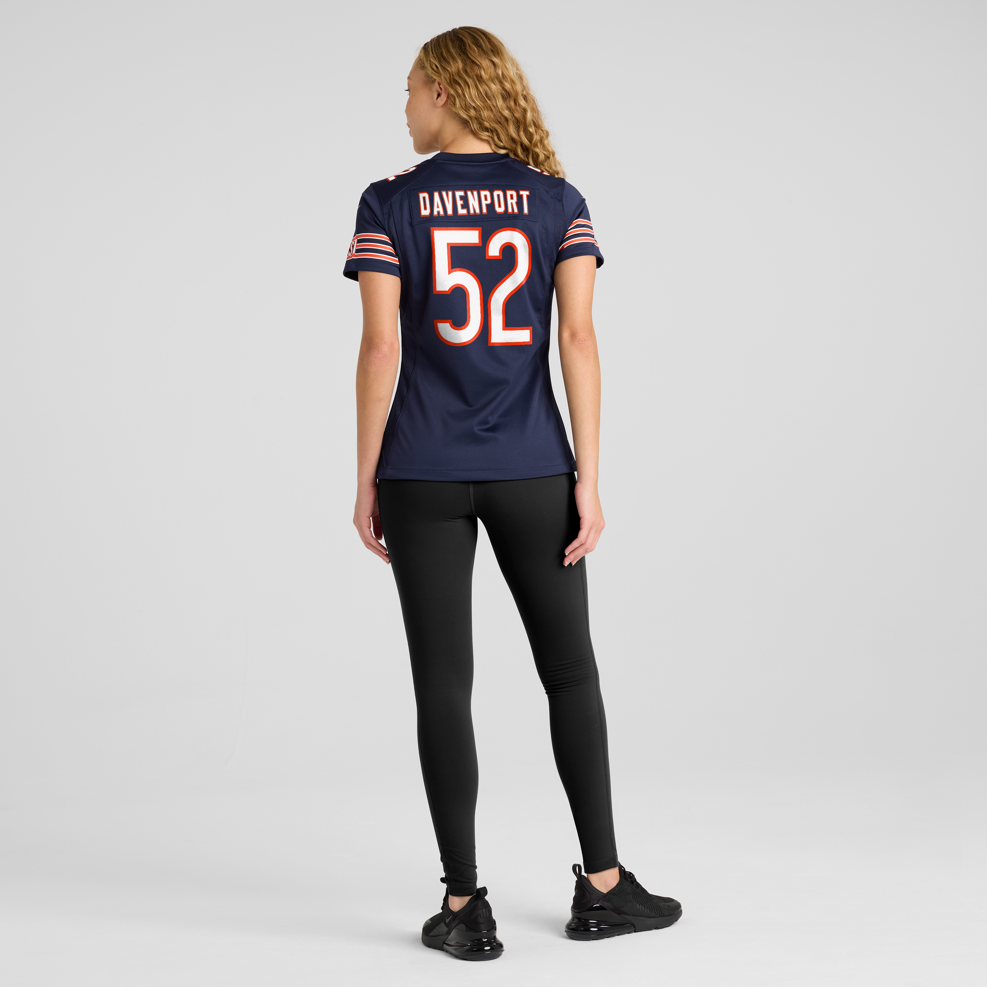 Women's Nike Marcus Davenport Navy Chicago Bears Team Game Jersey