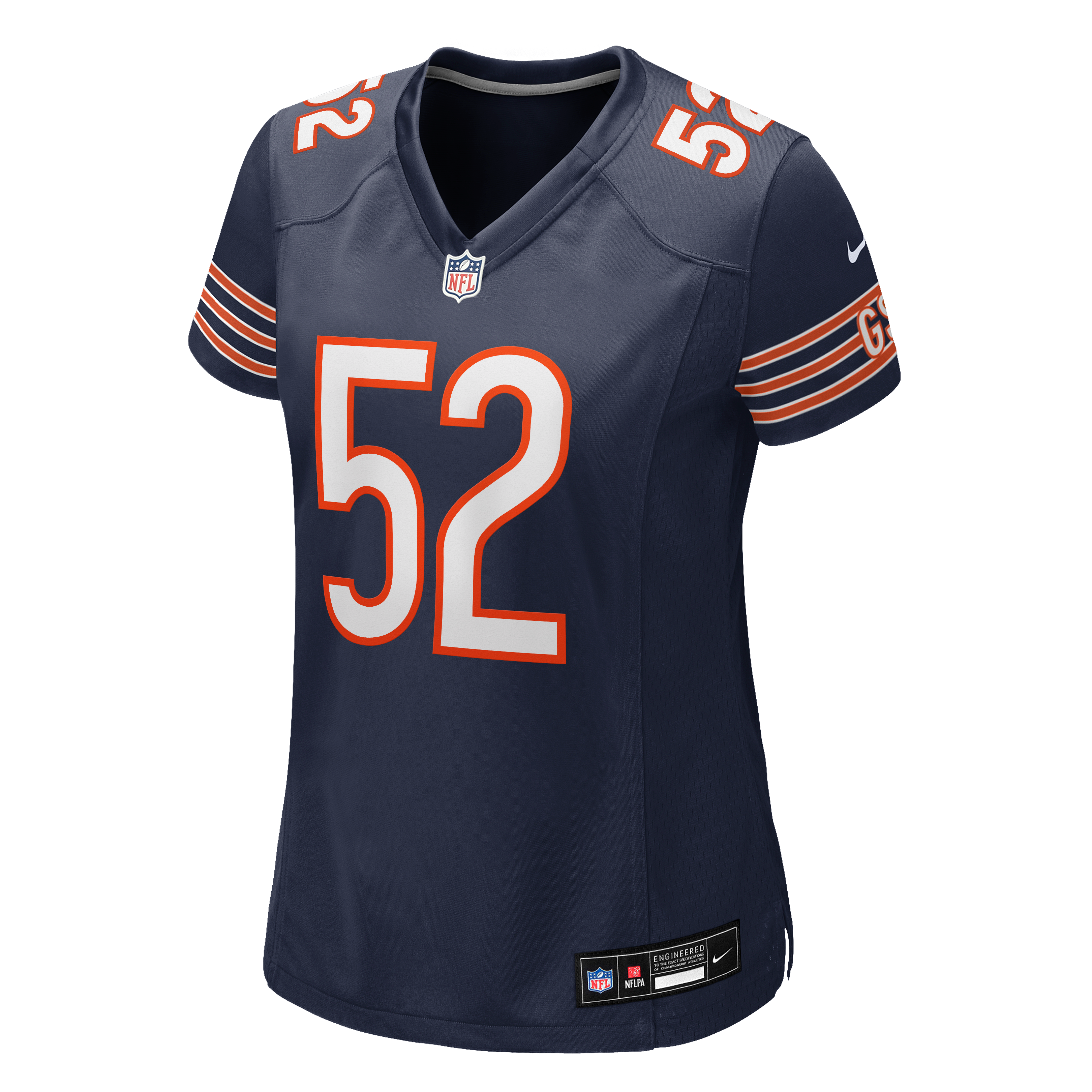 Women's Nike Marcus Davenport Navy Chicago Bears Team Game Jersey