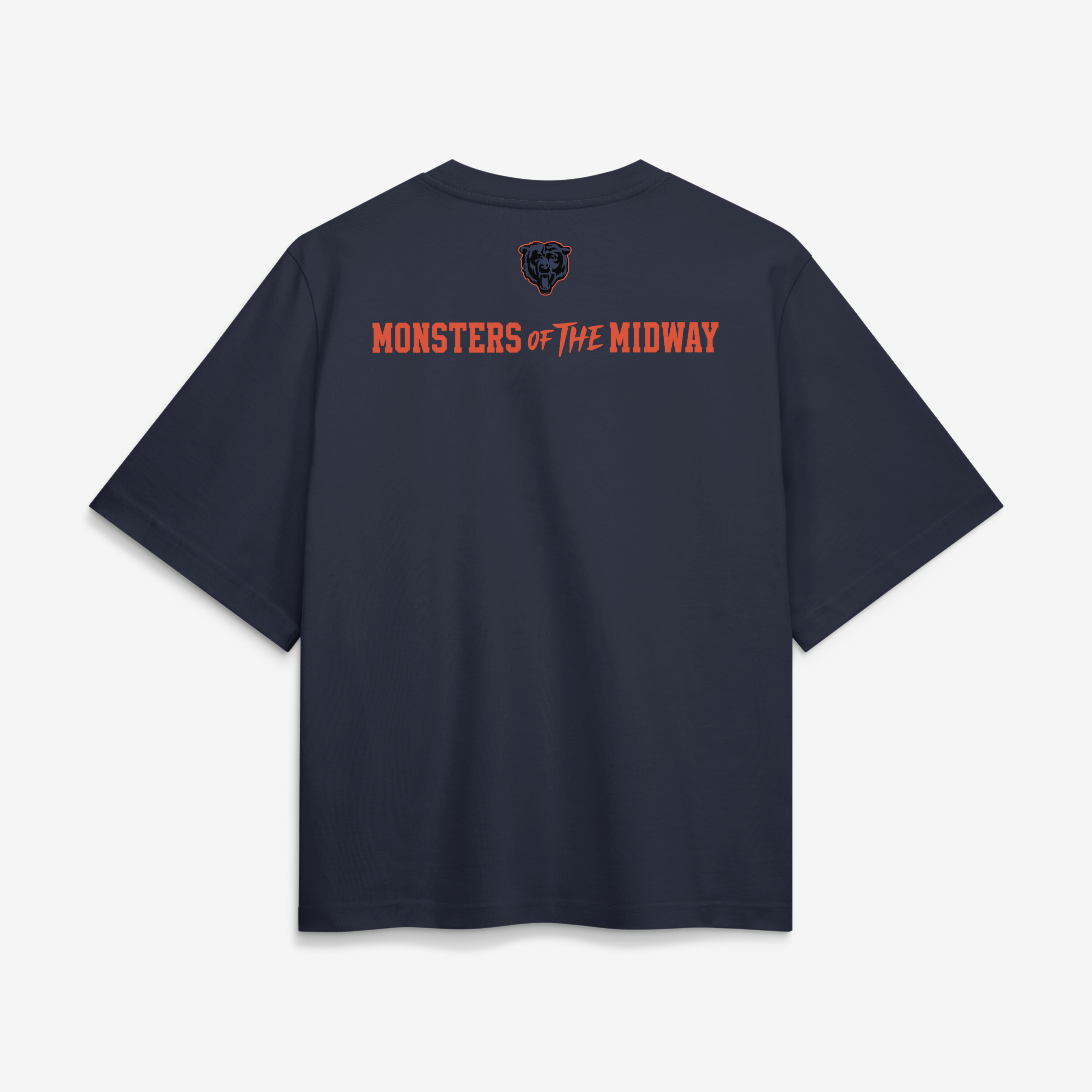 Women's Nike Navy Chicago Bears 2026 Rivalries Collection Boxy T-Shirt