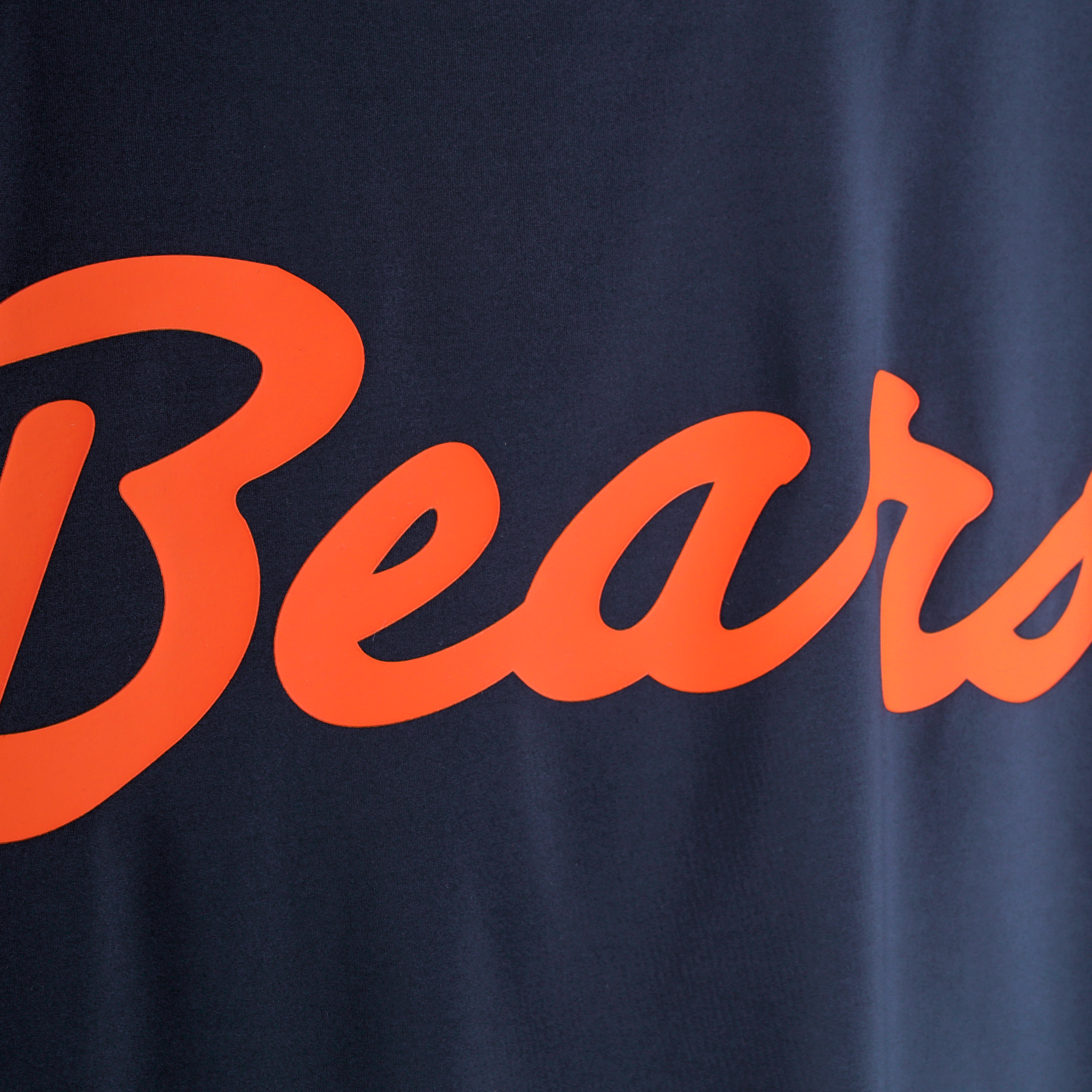 T-shirt court Nike Classic Twist pour femme, collection Chicago Bears 2026 Rivalries, bleu marine.