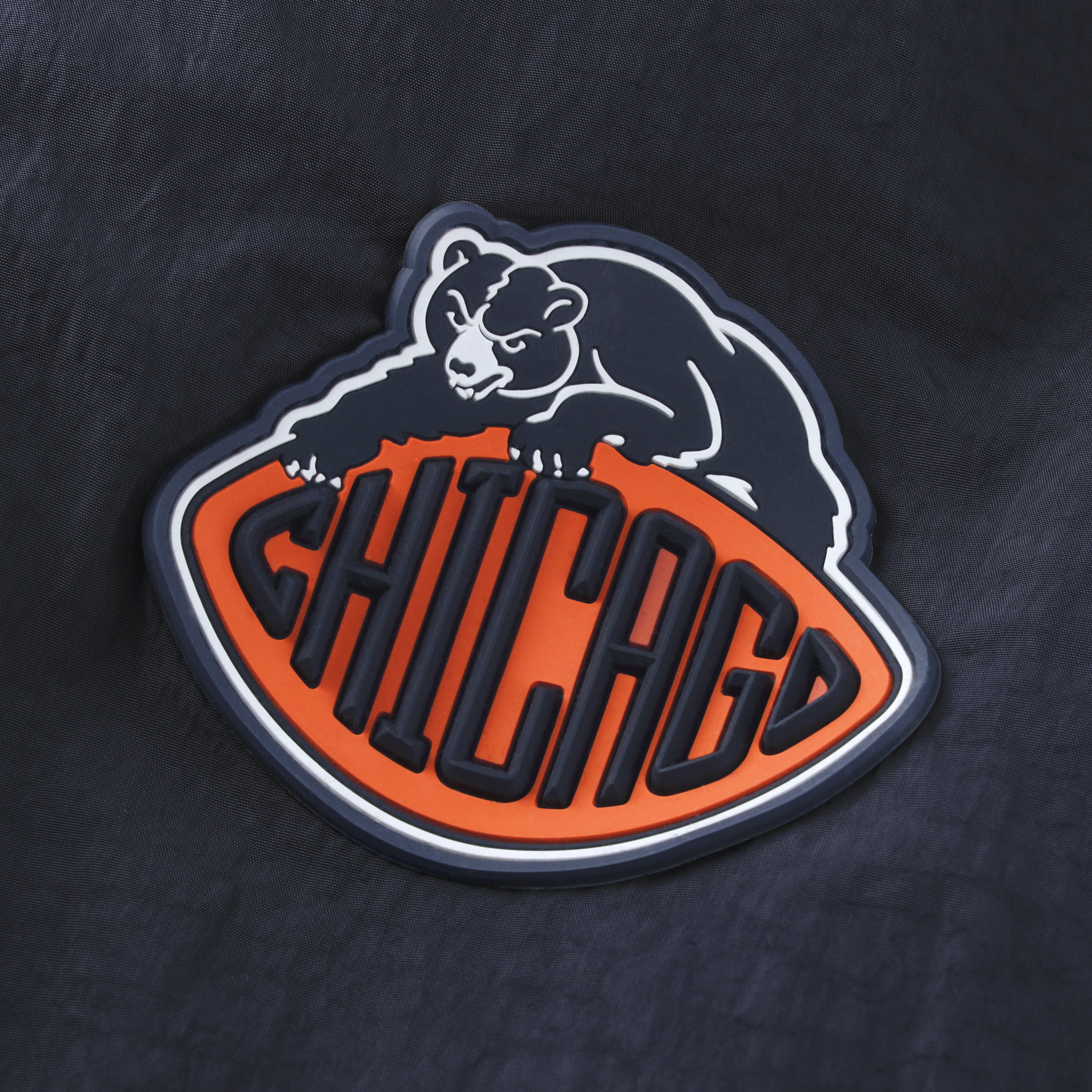 Veste zippée oversize Nike Chicago Bears 2026 Rivalries Collection pour femme, bleu marine