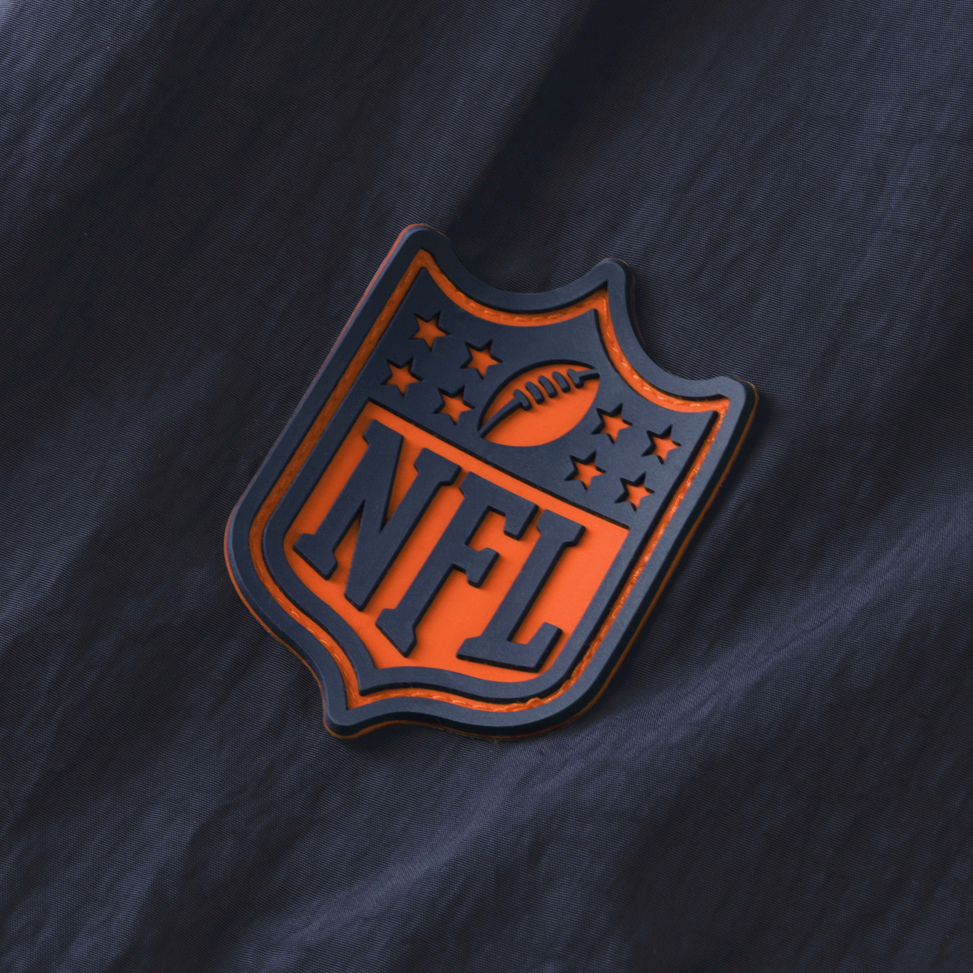 Veste zippée oversize Nike Chicago Bears 2026 Rivalries Collection pour femme, bleu marine