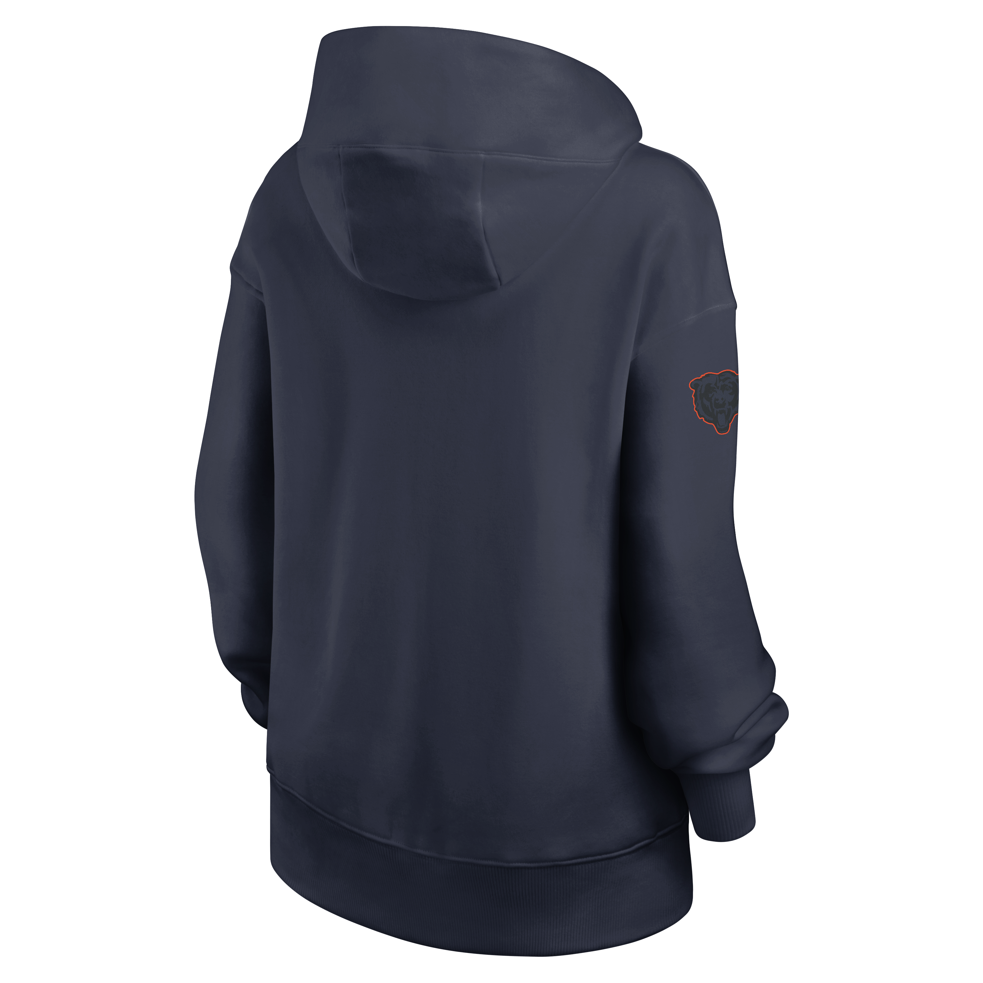 Sweat à capuche oversize Nike Chicago Bears 2026 Rivalries Collection pour femme, bleu marine