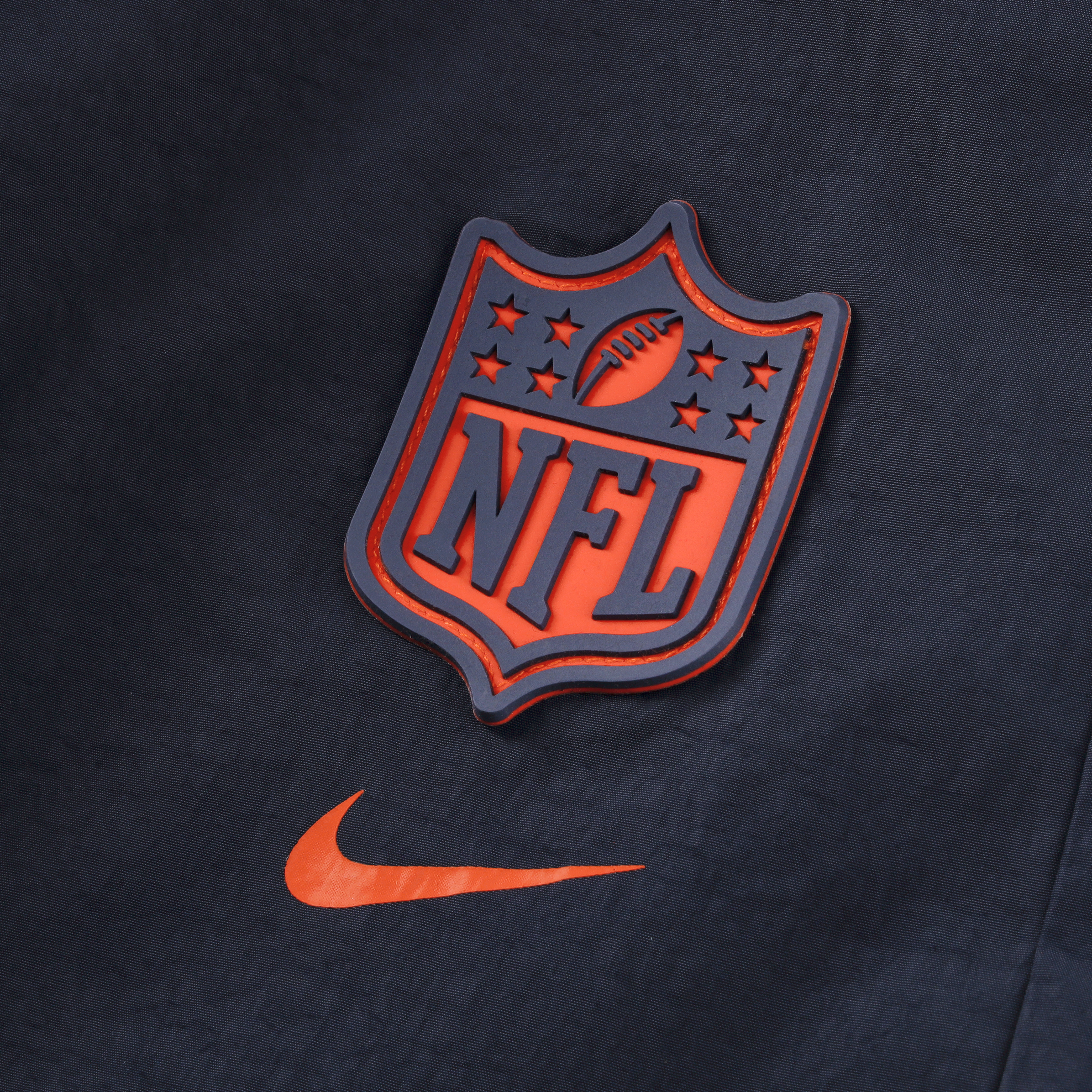 Pantalon tissé à jambes larges Nike Chicago Bears 2026 Rivalries Collection pour femmes, bleu marine