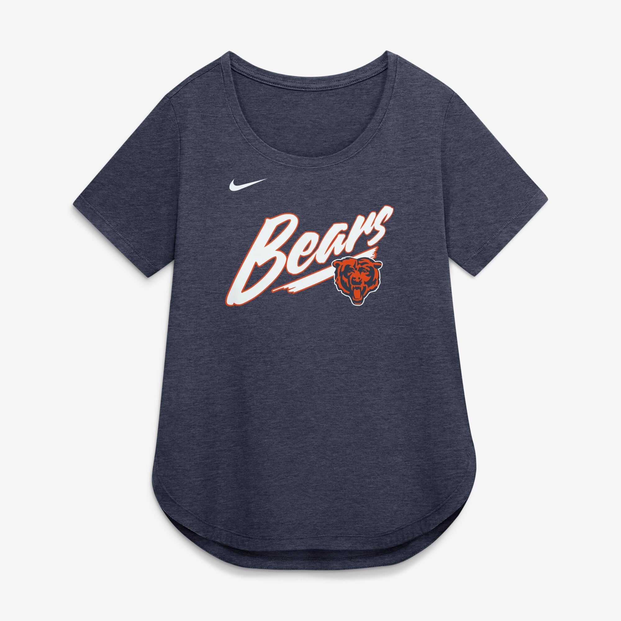 T-shirt Nike Primetime Tri-Blend bleu marine pour femme