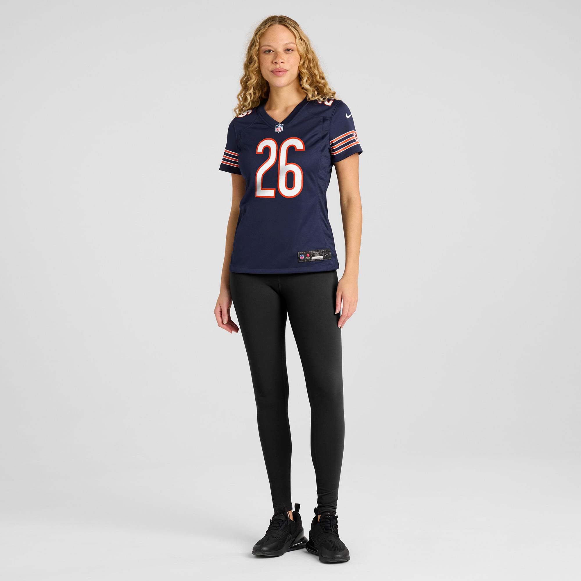 Maillot de match Nike Nick McCloud bleu marine des Chicago Bears pour femmes