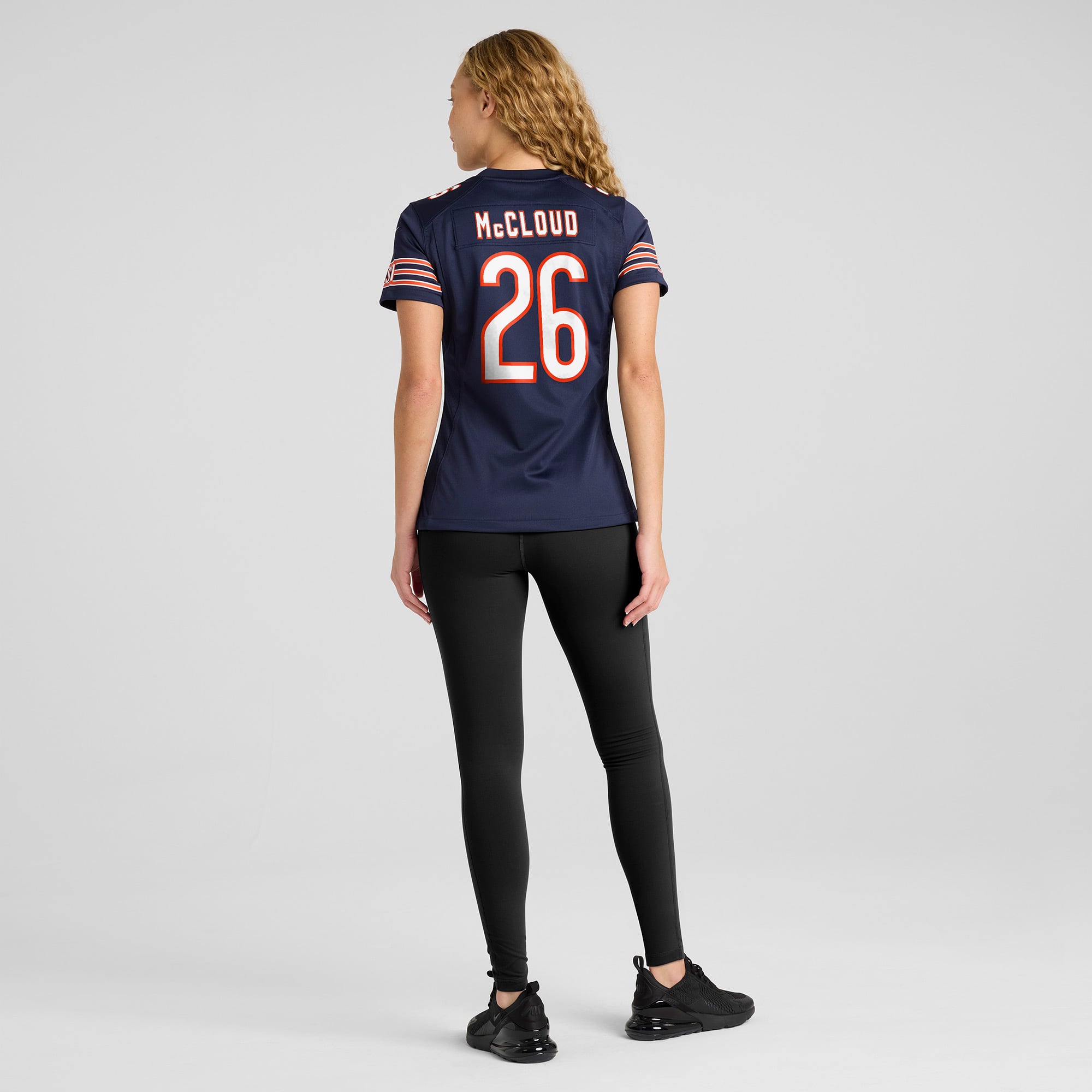 Maillot de match Nike Nick McCloud bleu marine des Chicago Bears pour femmes