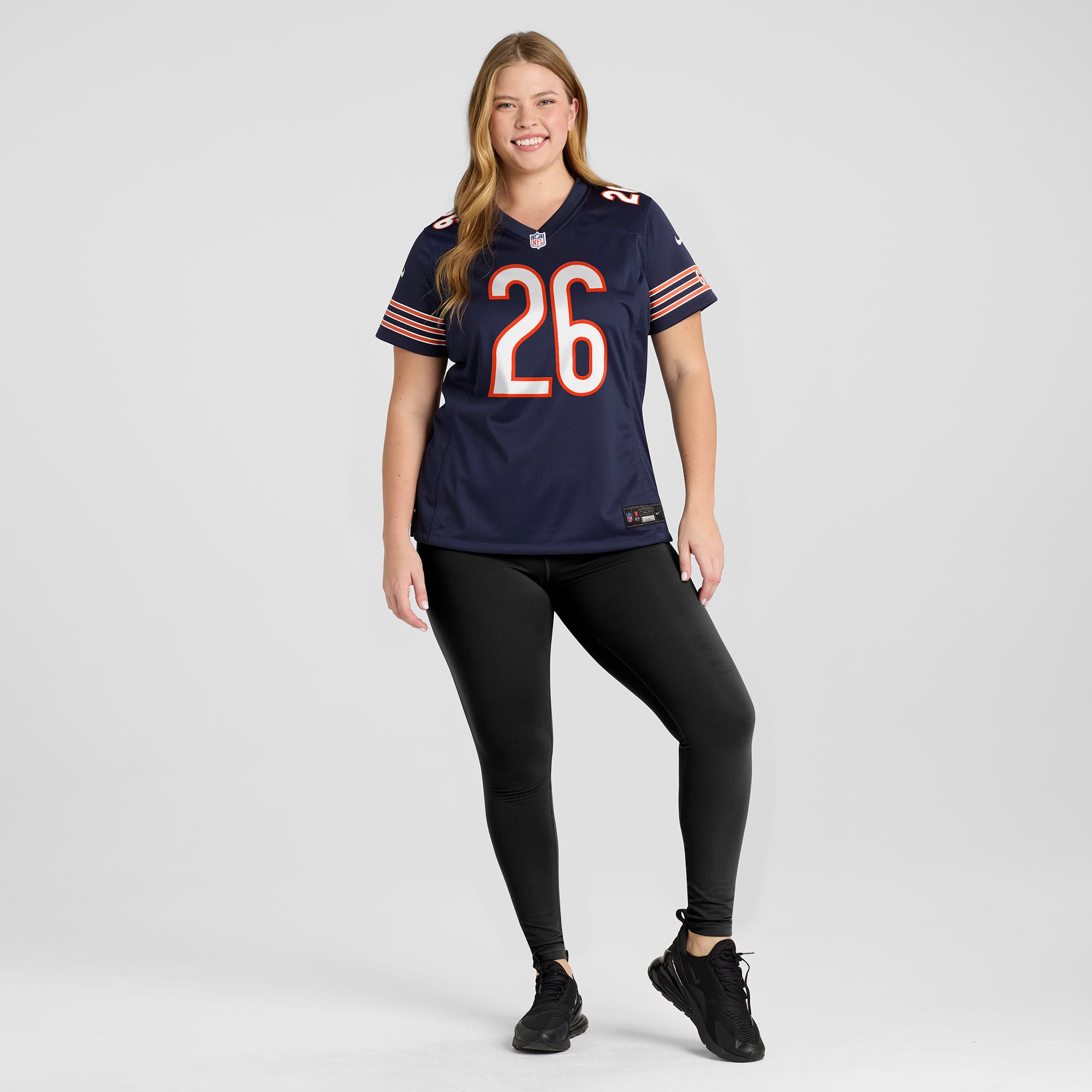 Maillot de match Nike Nick McCloud bleu marine des Chicago Bears pour femmes