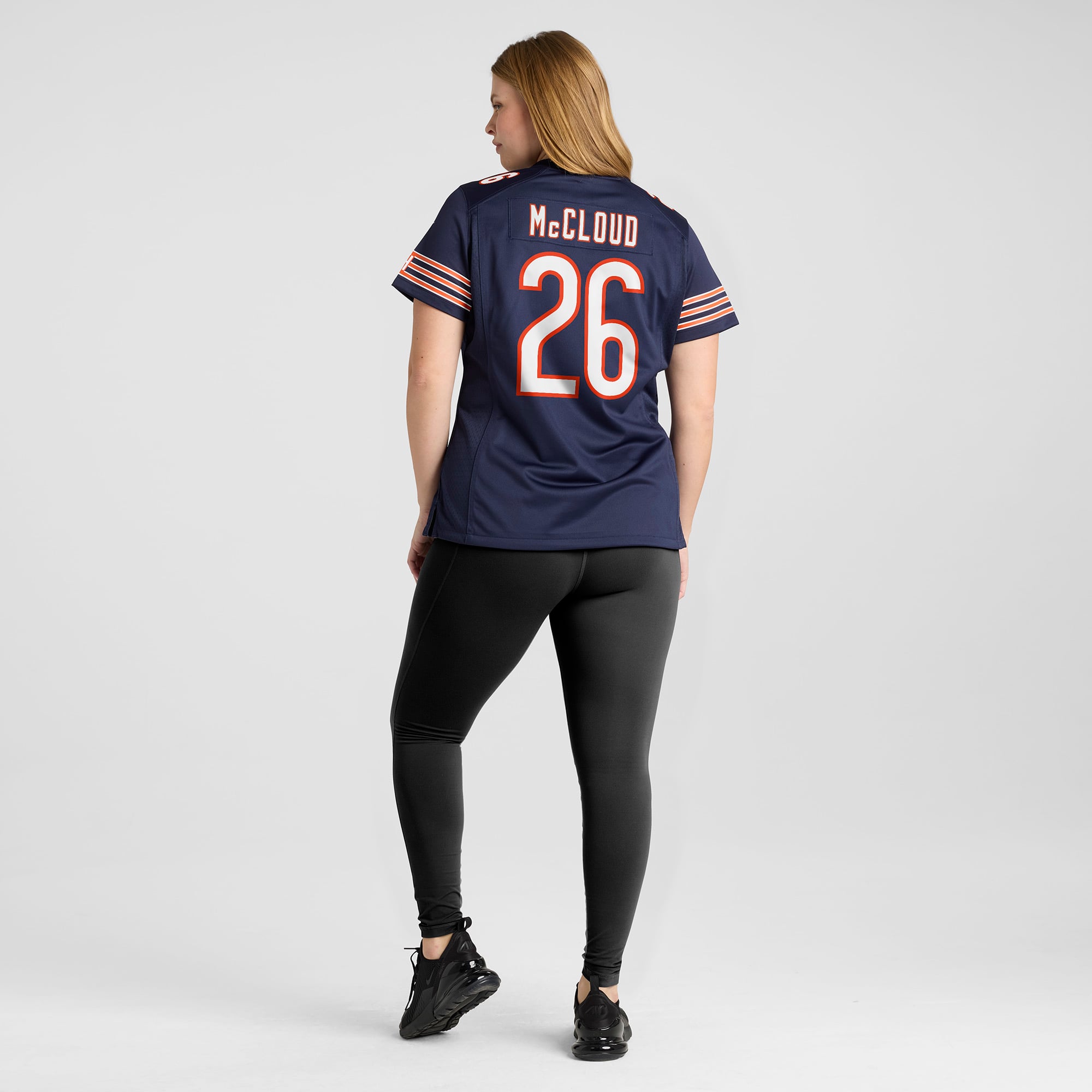 Maillot de match Nike Nick McCloud bleu marine des Chicago Bears pour femmes