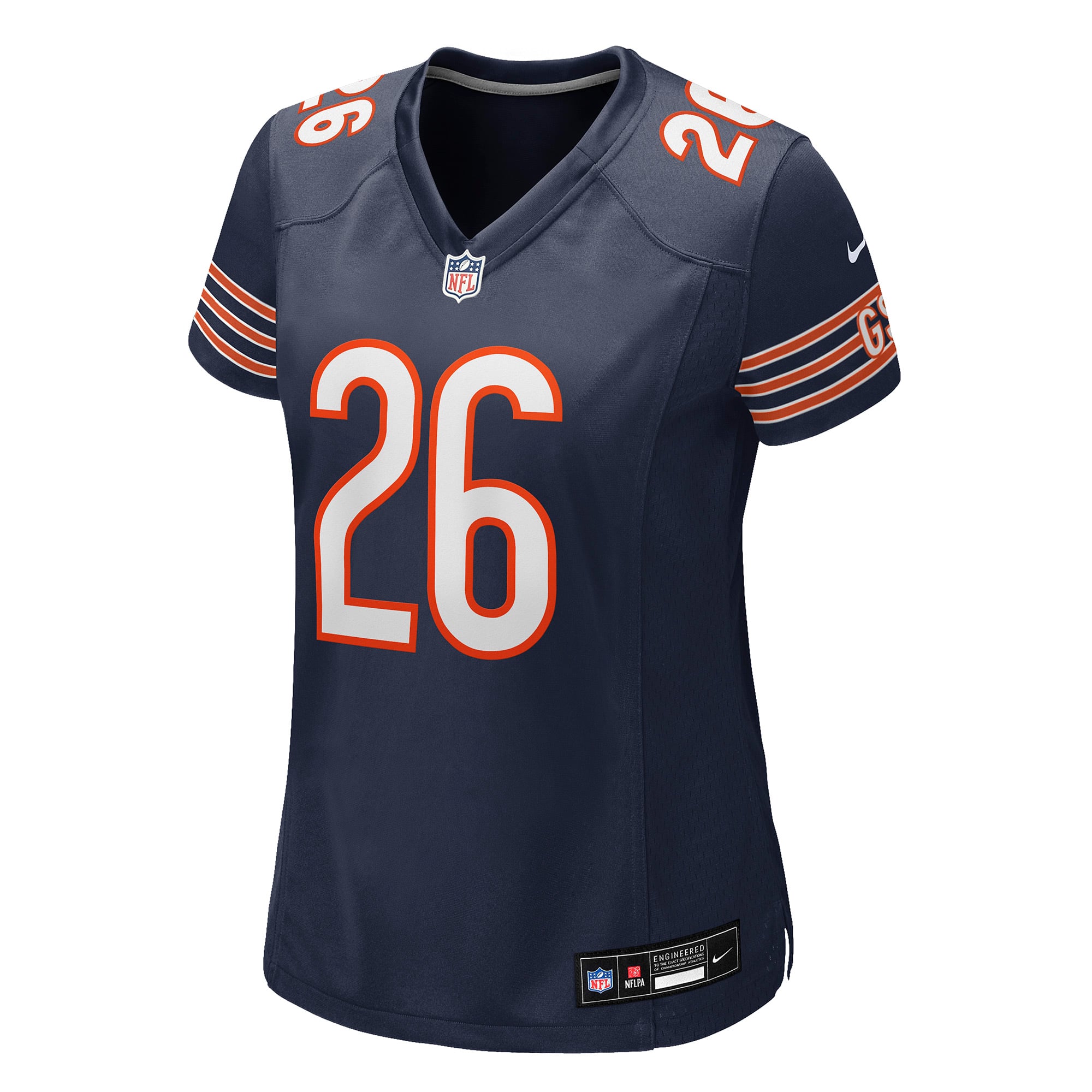 Maillot de match Nike Nick McCloud bleu marine des Chicago Bears pour femmes