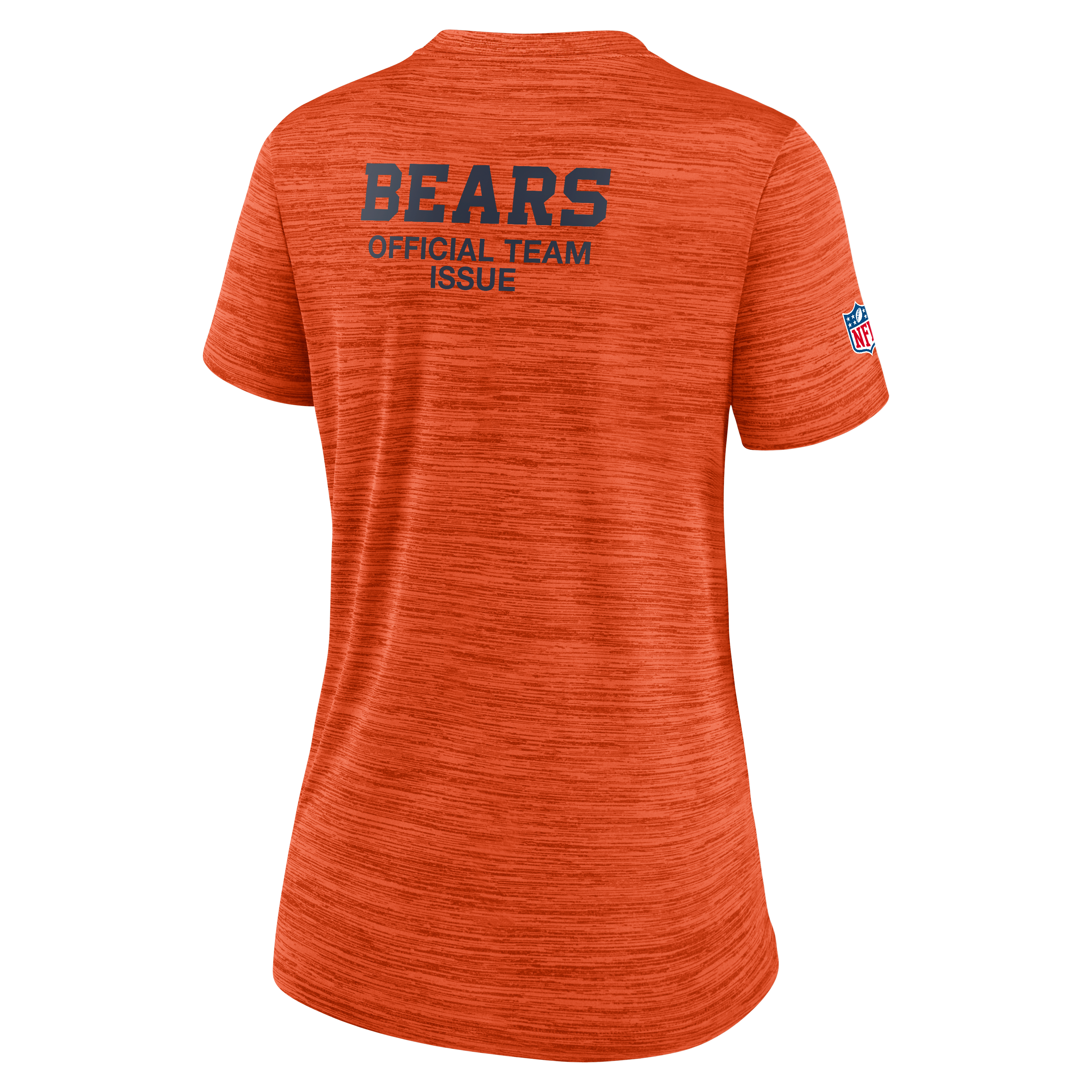 Women's Nike Orange Chicago Bears 2026 Rivalries Collection Sideline Velocity Dri-FIT T-Shirt