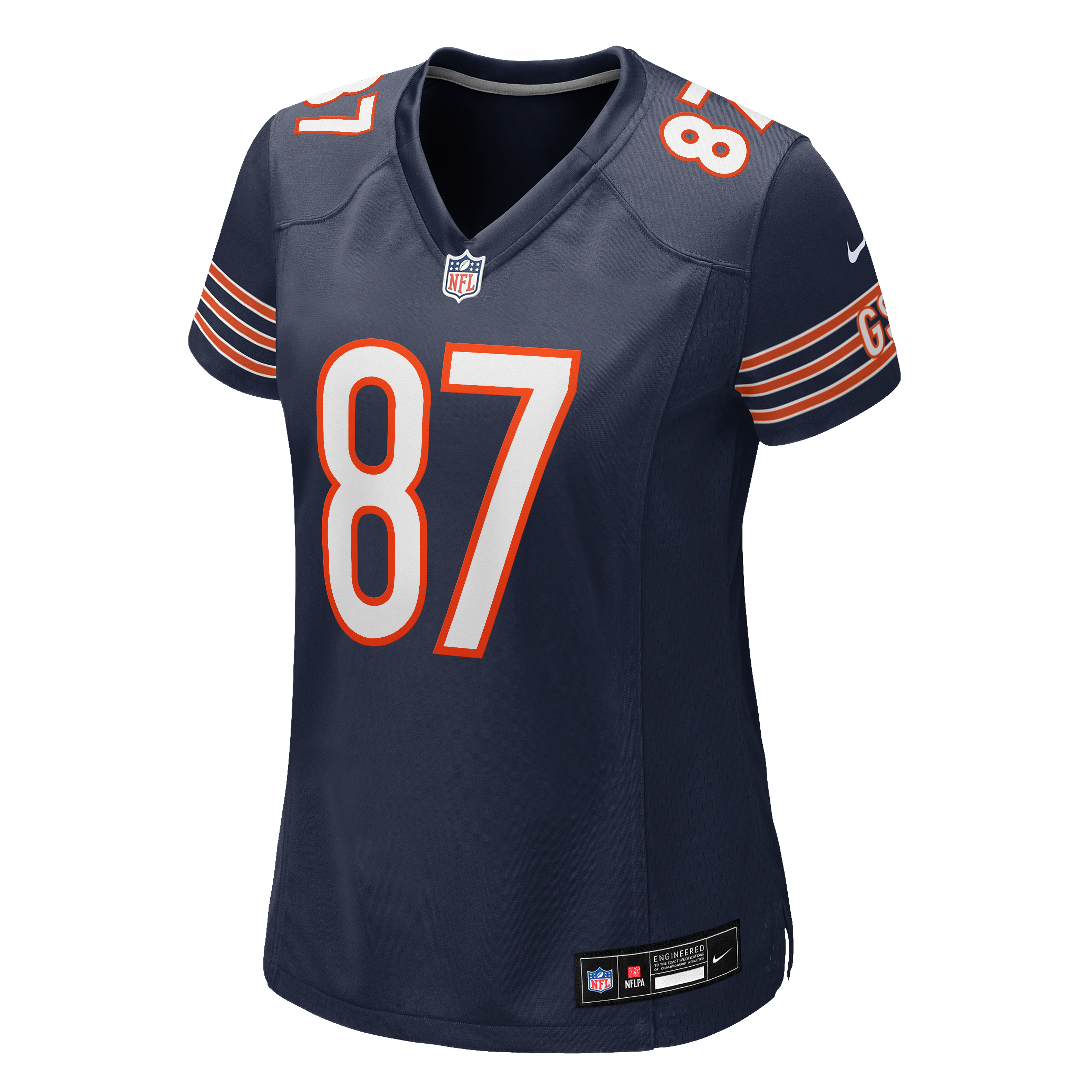 Women's Nike Sam Roush Navy Chicago Bears Team Game Jersey