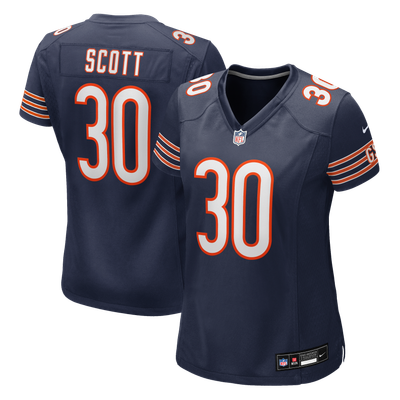 Zavier Scott Chicago Bears Nike Women's Team Game Jersey - Navy