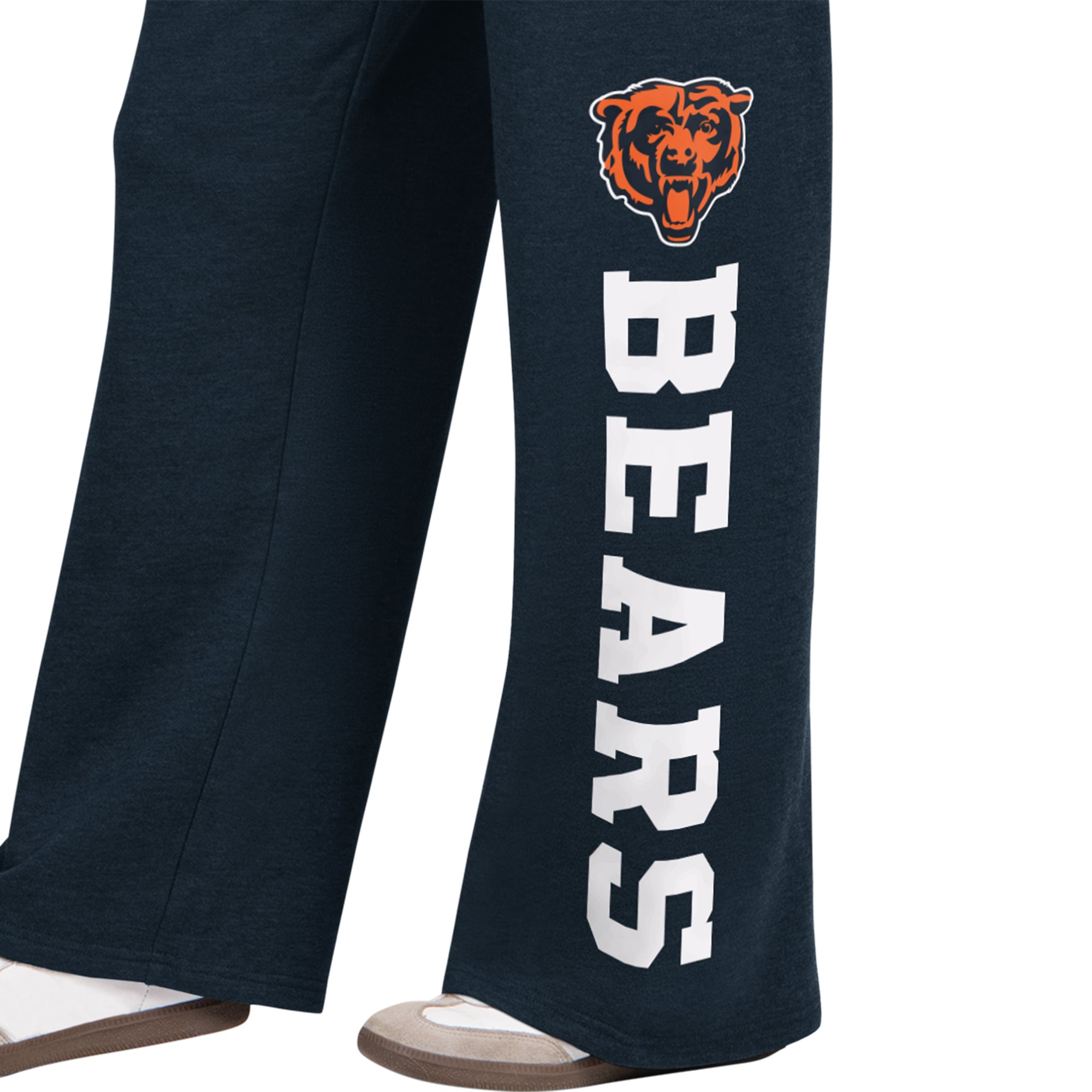 Pantalon de survêtement large pour femme Starter Navy Chicago Bears Field