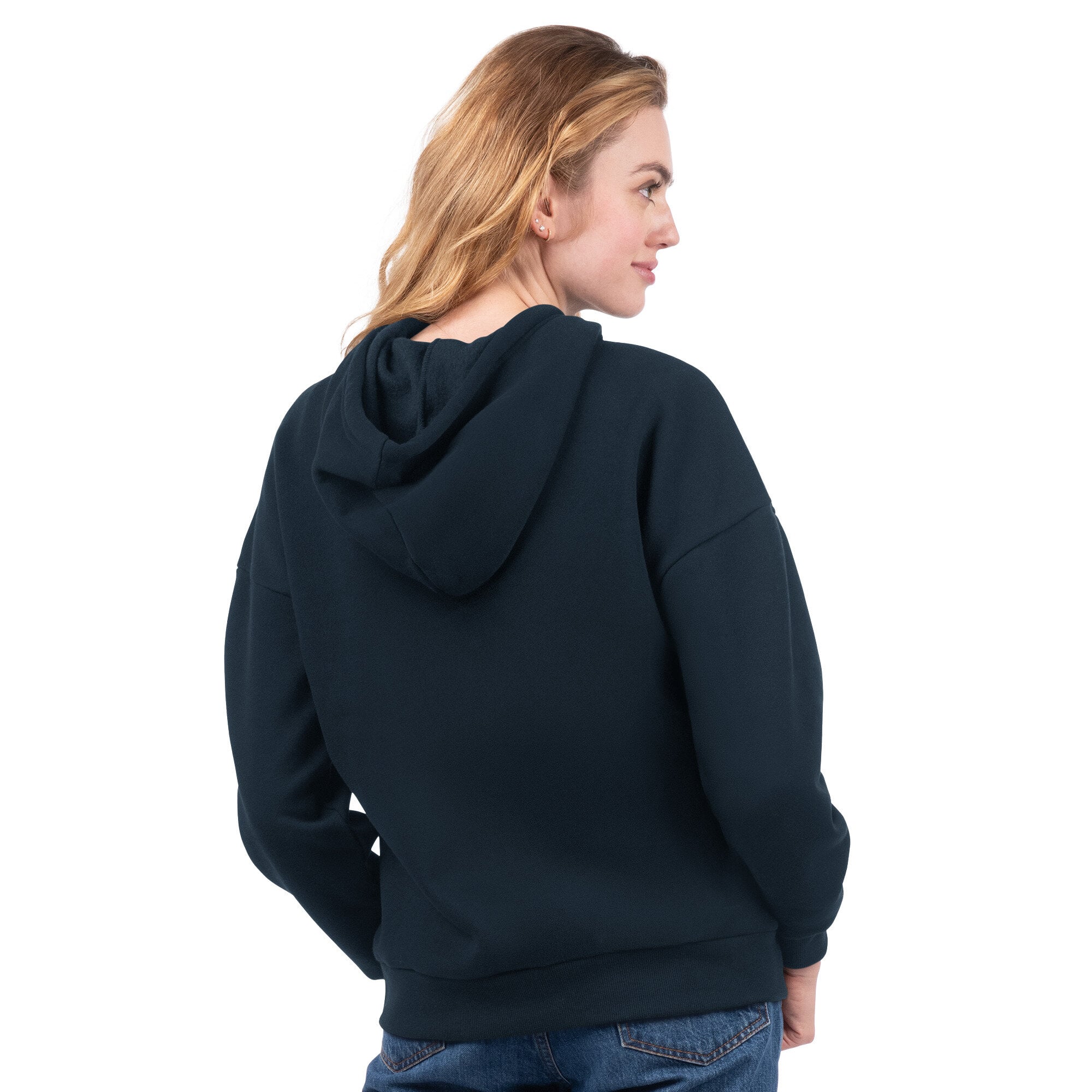 Ensemble sweat à capuche et t-shirt Starter orange/marine Chicago Bears pour femme