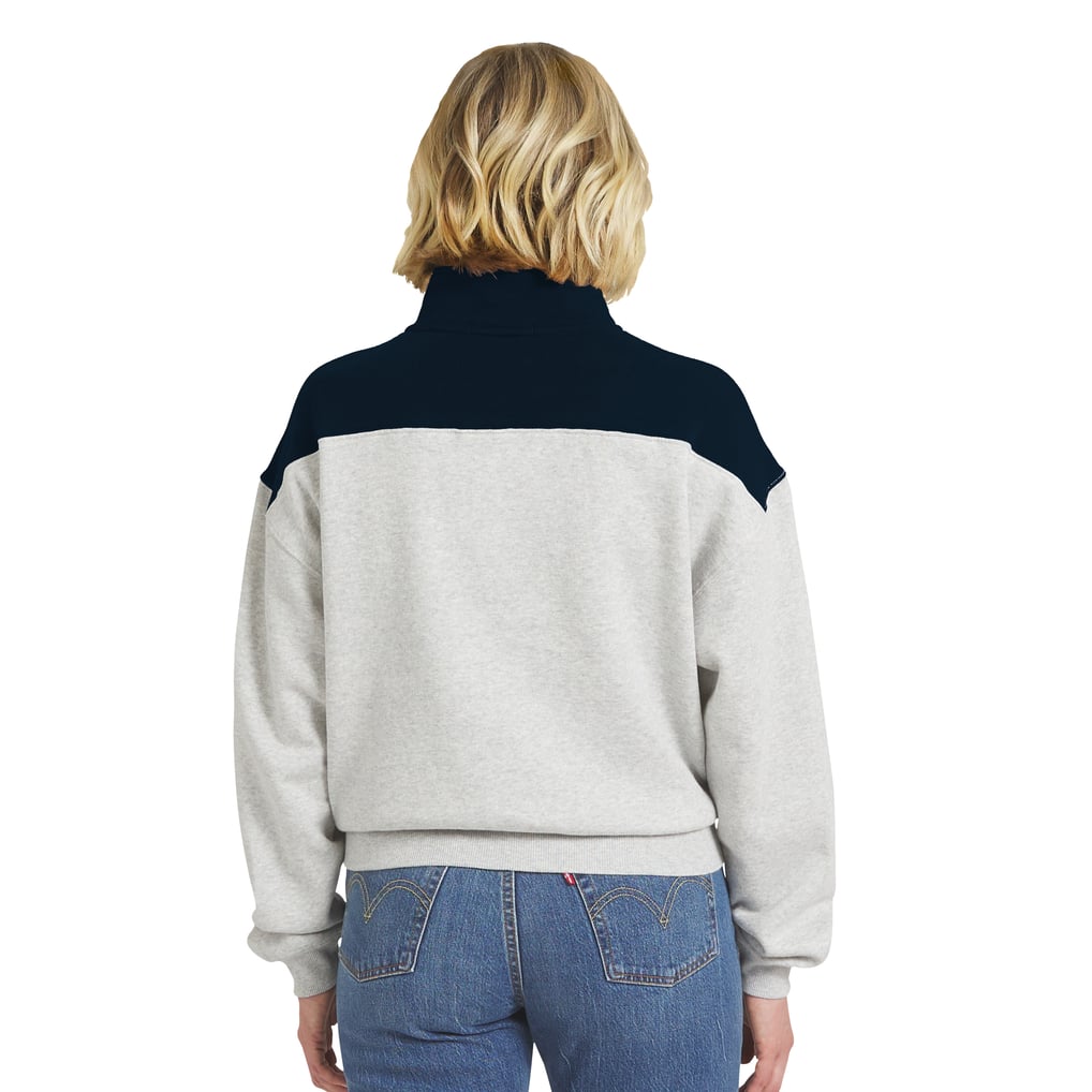 Chicago Bears WEAR by Erin Andrews Women's Colorblock Half-Zip Pullover ...