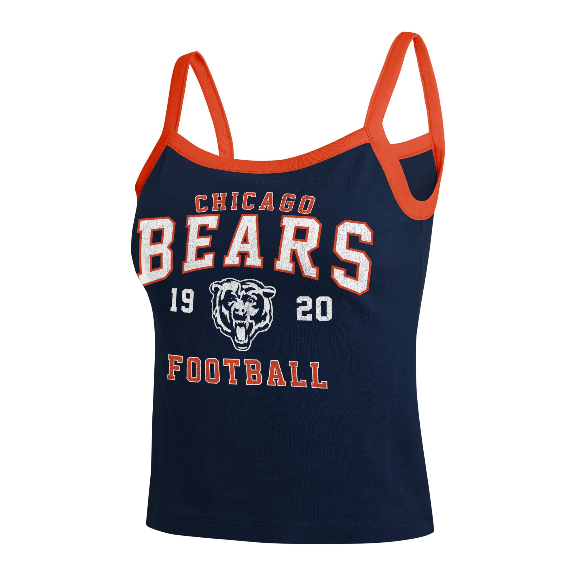 Débardeur à blocs de couleurs bleu marine Chicago Bears pour femme la marque WEAR by Erin Andrews