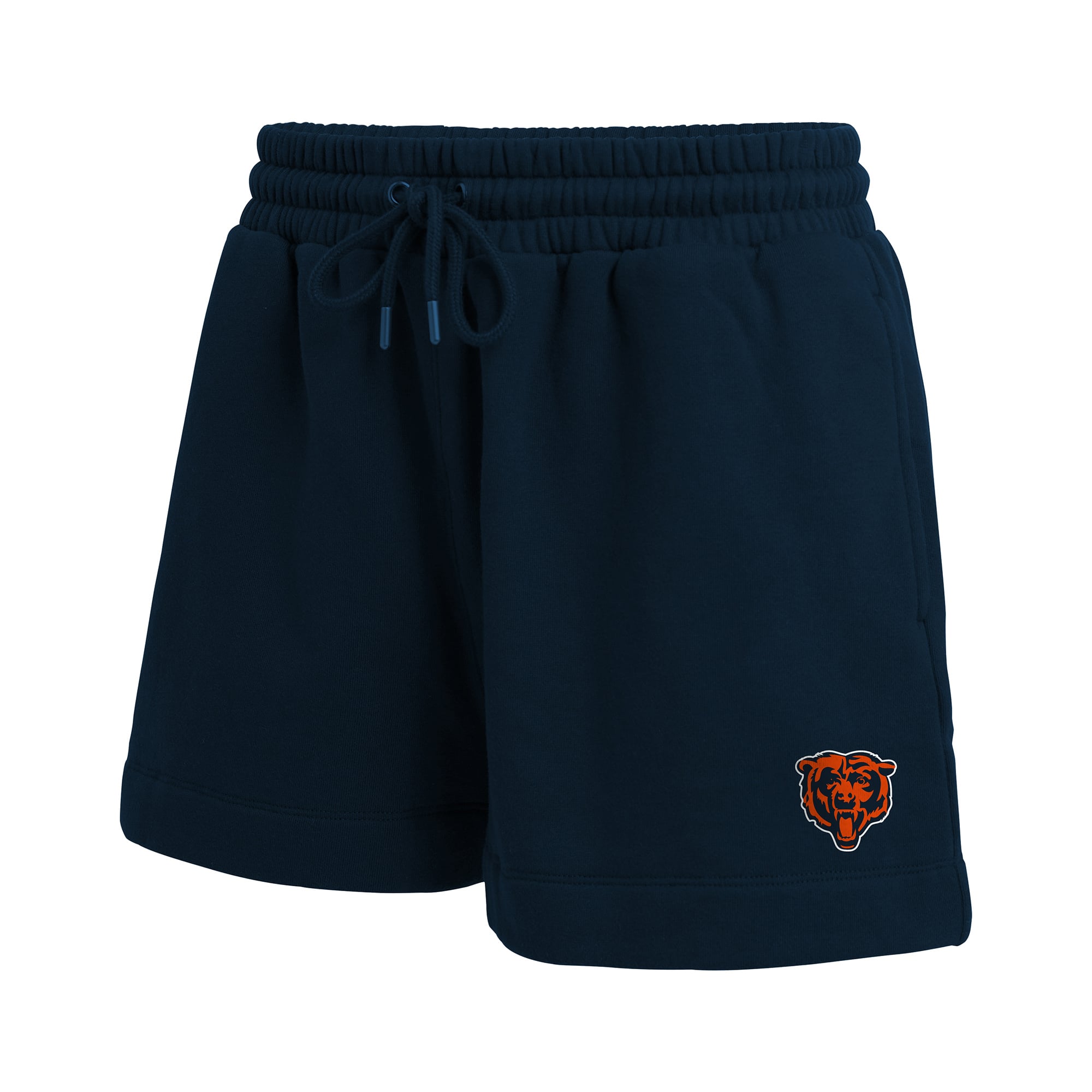 Women's WEAR by Erin Andrews Navy Chicago Bears Fleece V-Neck Lounge Set