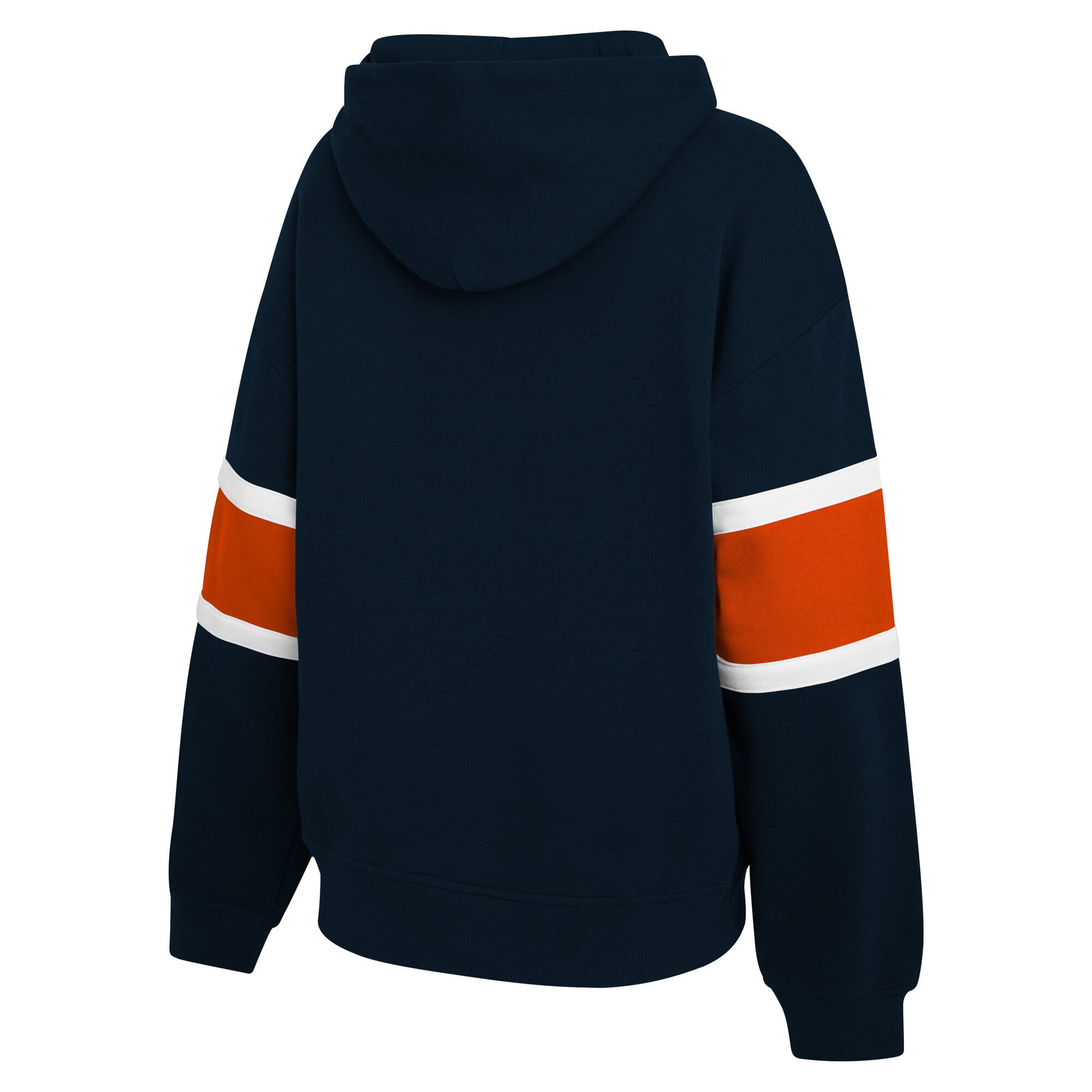 Sweat à capuche rayé bleu marine Chicago Bears pour femme de la marque WEAR by Erin Andrews