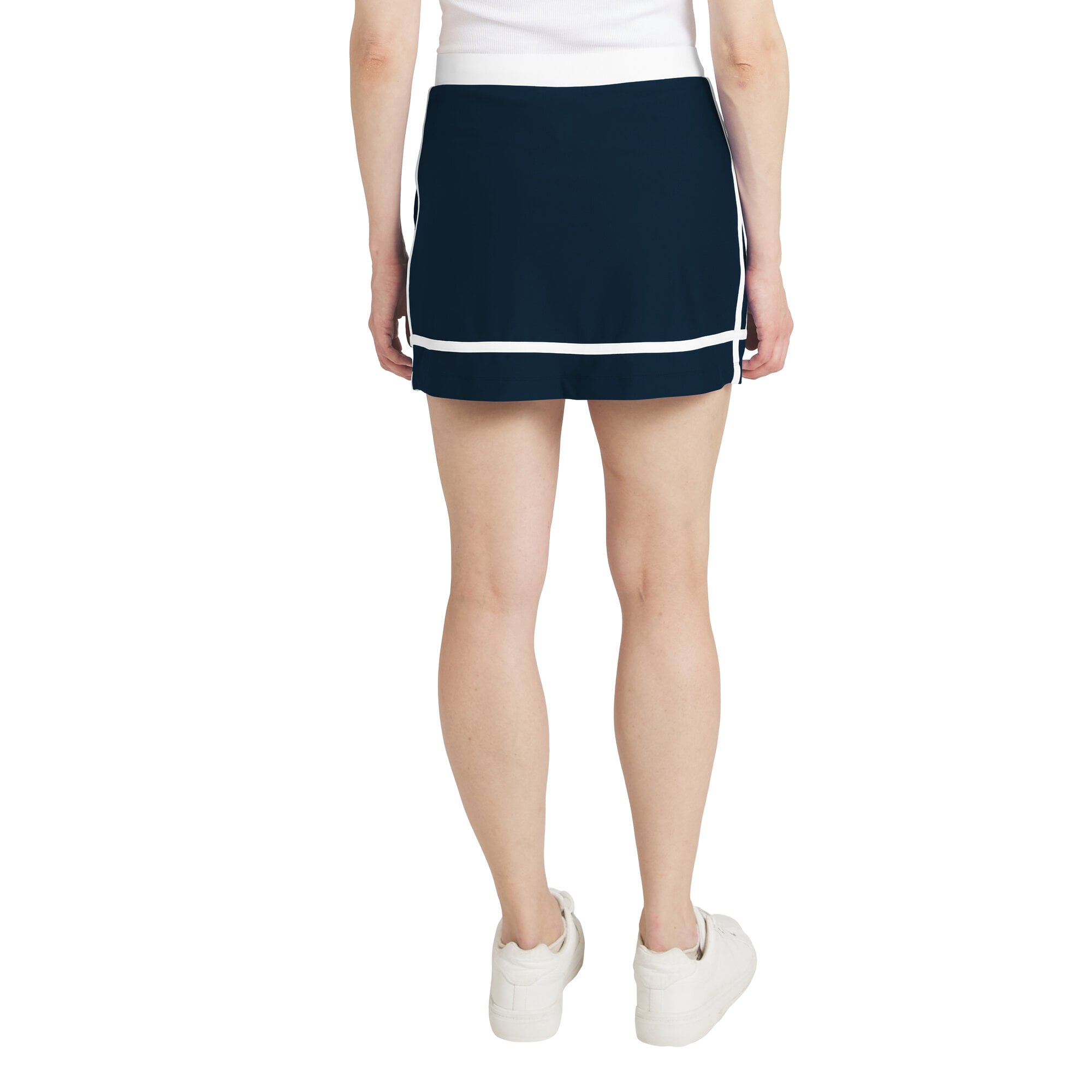 Women's WEAR by Erin Andrews Navy Chicago Bears Stripe Skort