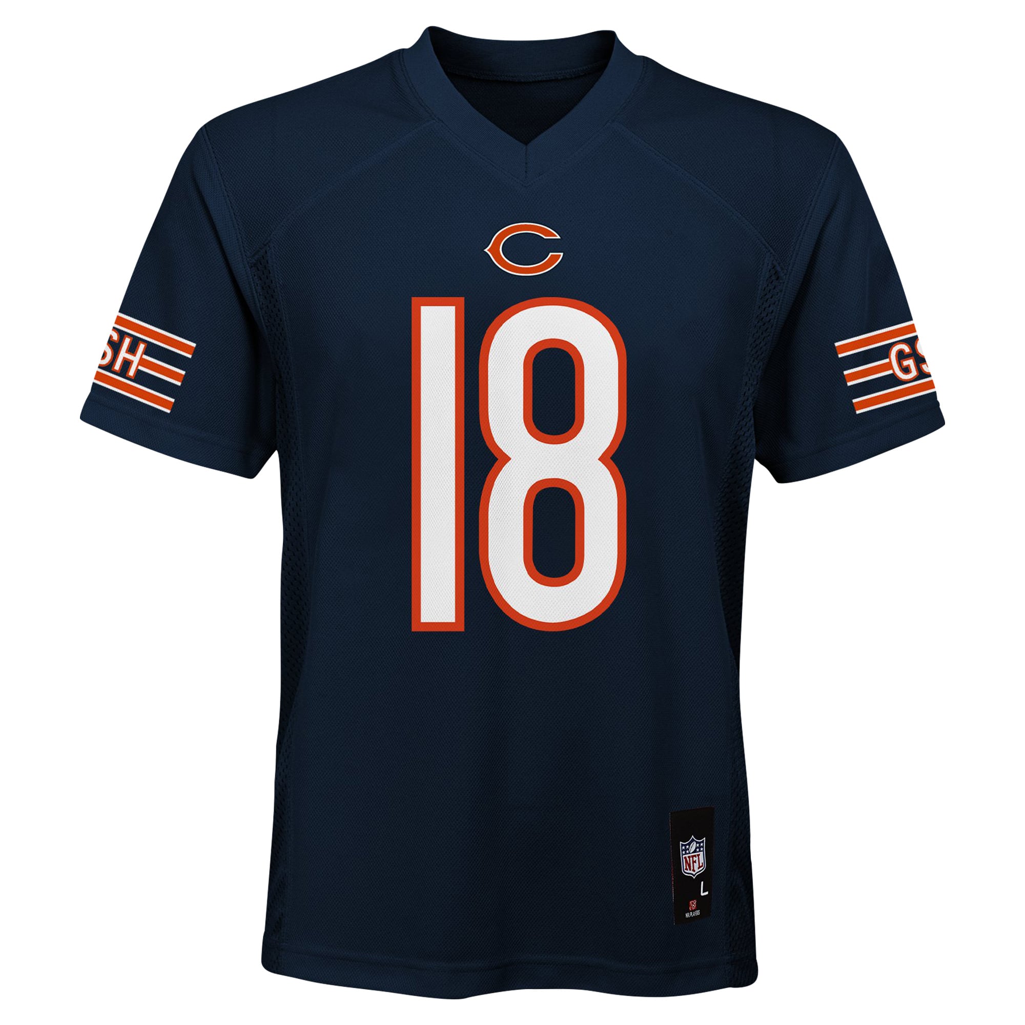 Maillot réplique bleu marine des Bears de Chicago Caleb Williams pour jeunes
