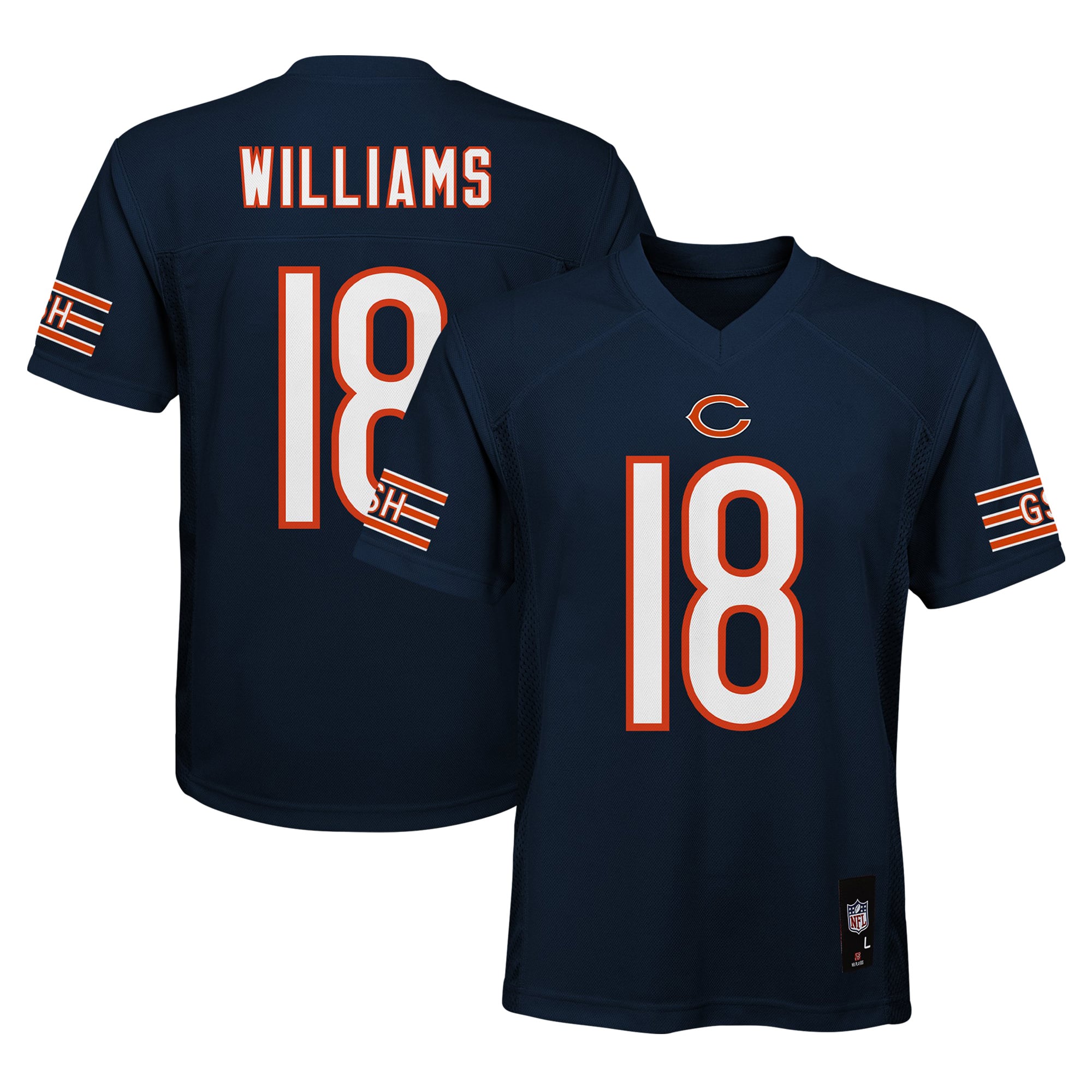 Youth Caleb Williams Navy Chicago Bears Replica Jersey