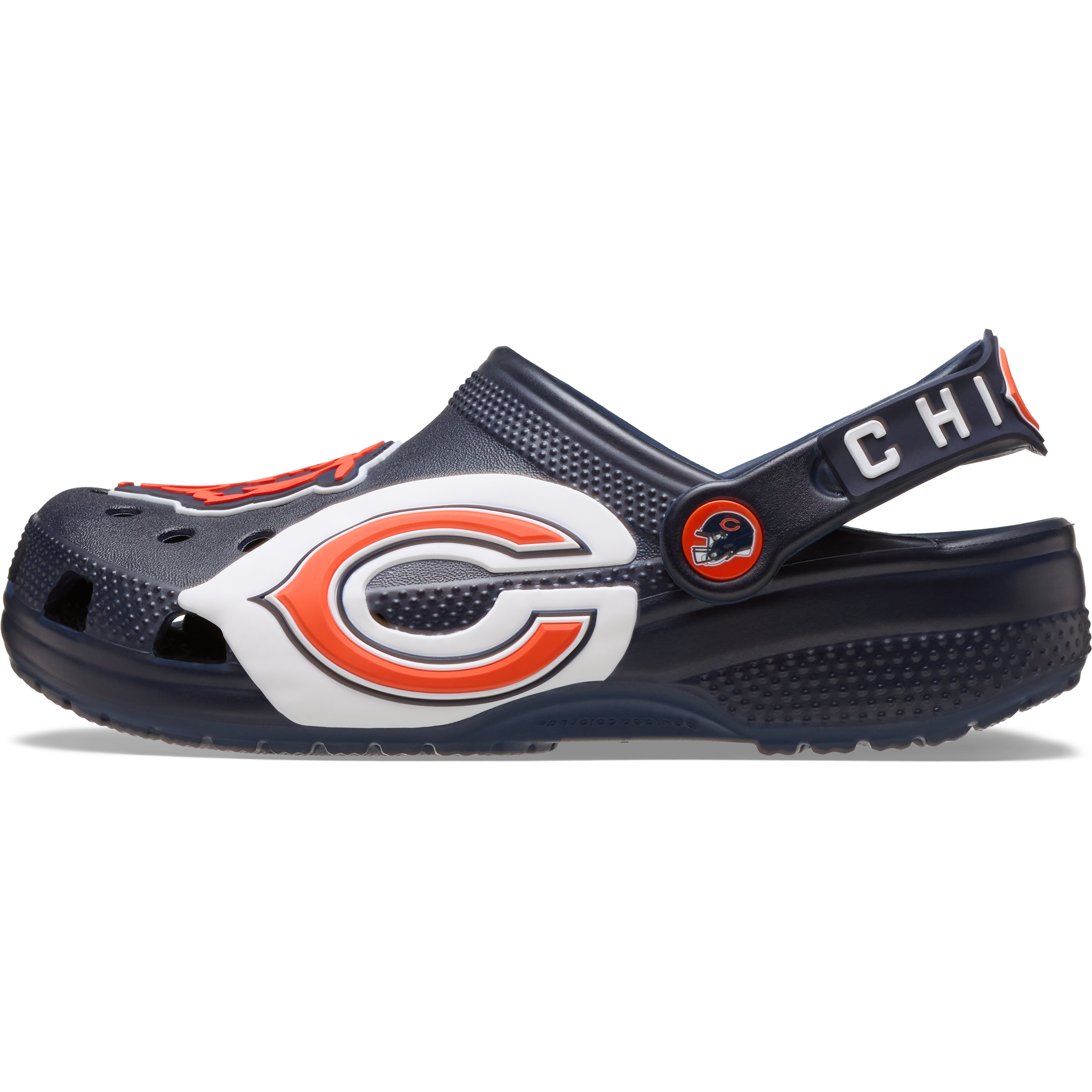 Sabots classiques Crocs bleu marine Chicago Bears pour enfants
