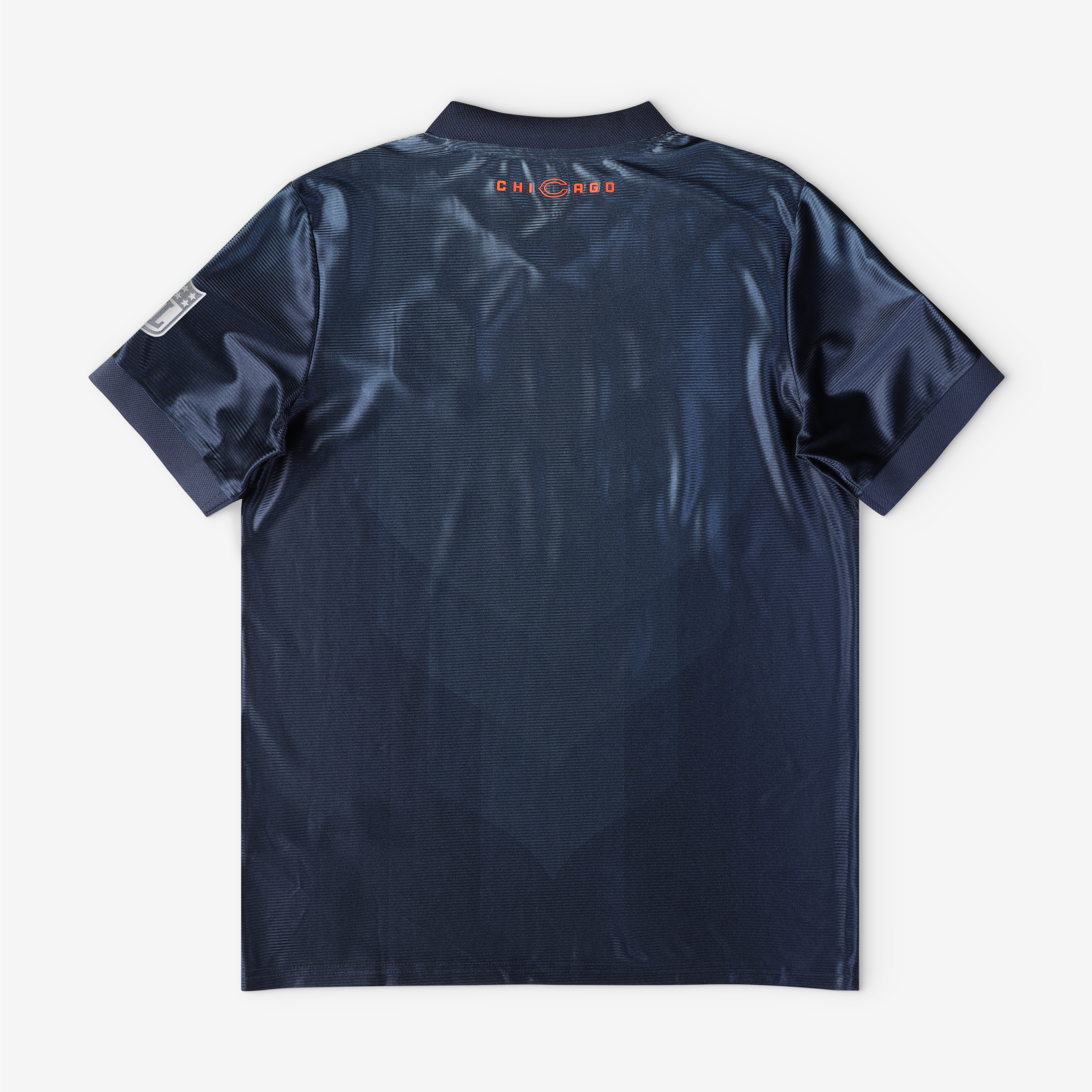 Youth Fanatics Navy Chicago Bears Football x V-Neck Fan Top