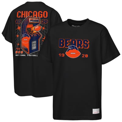  Chicago Bears Mitchell & Ness Youth Retro Arcade T-Shirt - Black
