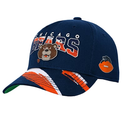 Chicago Bears Mitchell & Ness Youth Big Head Pro Crown Snapback Hat - Navy
