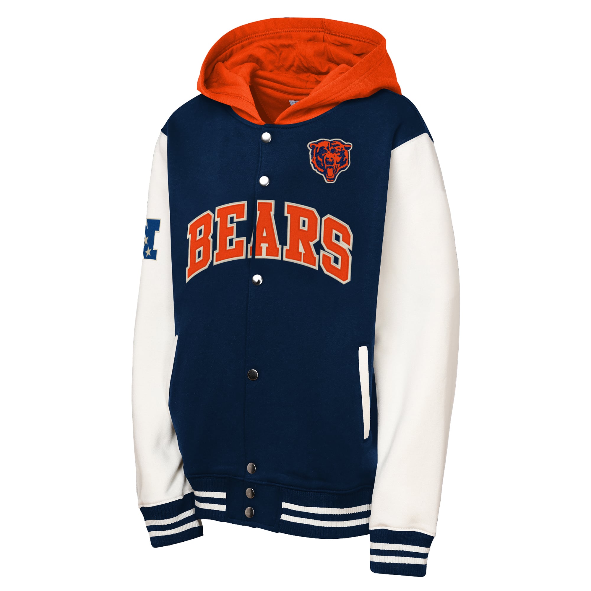 Veste polaire Mitchell & Ness bleu marine Chicago Bears pour enfant