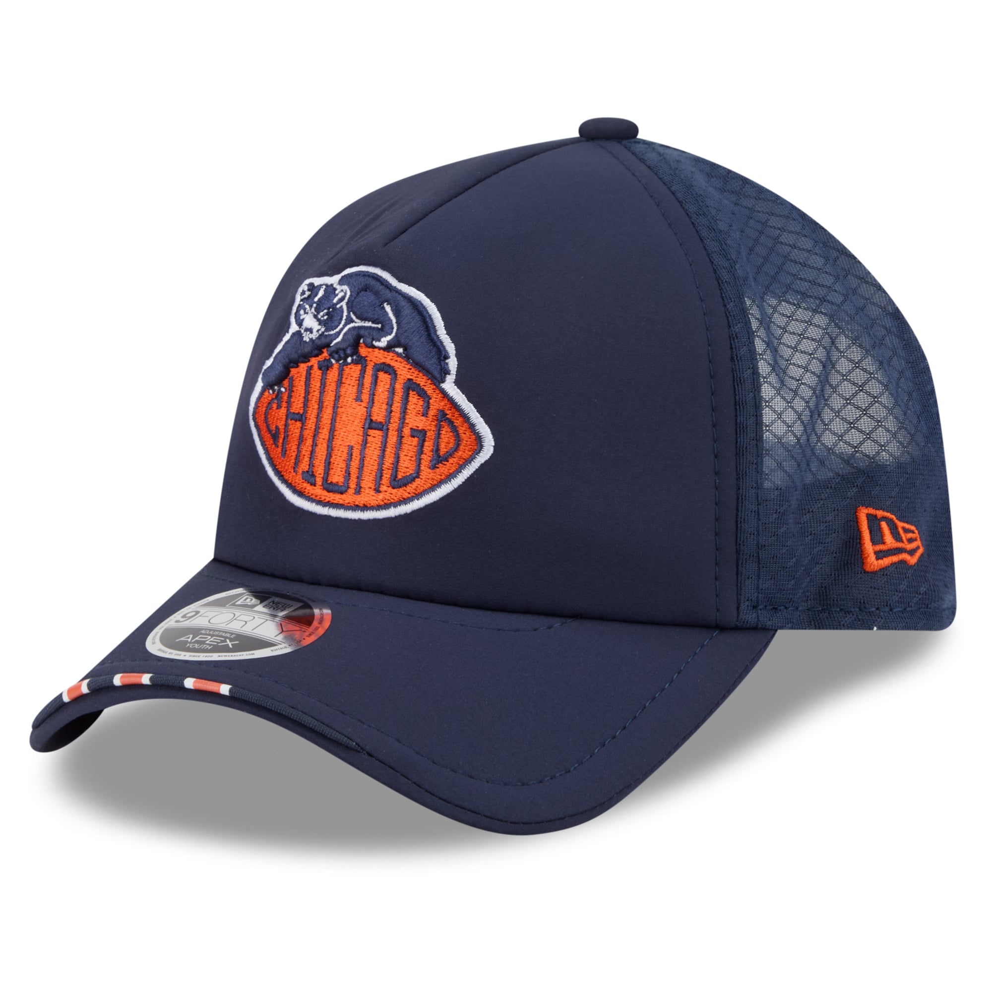 Youth New Era Navy Chicago Bears 2026 Rivalries Collection 9FORTY Apex Adjustable Hat