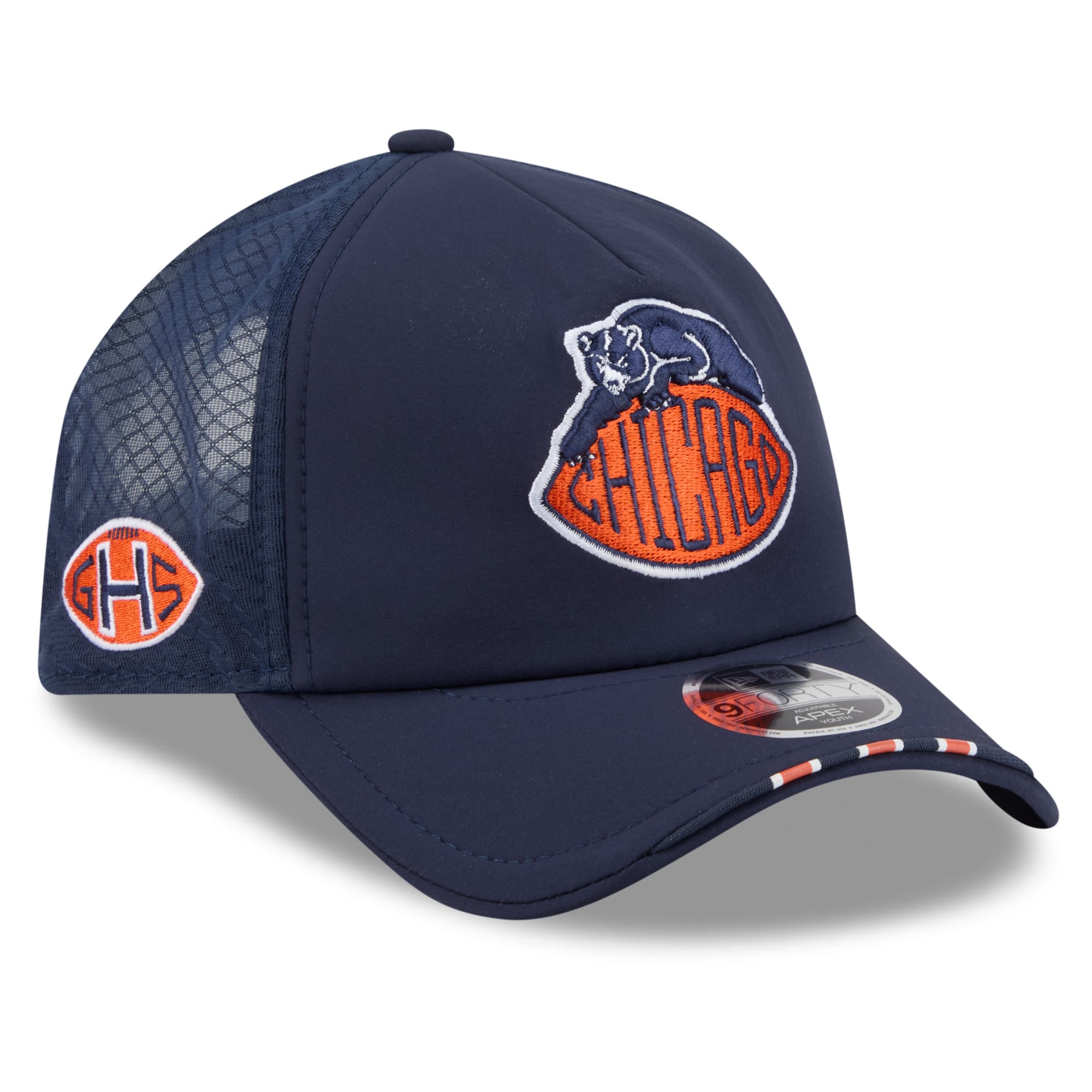 Youth New Era Navy Chicago Bears 2026 Rivalries Collection 9FORTY Apex Adjustable Hat