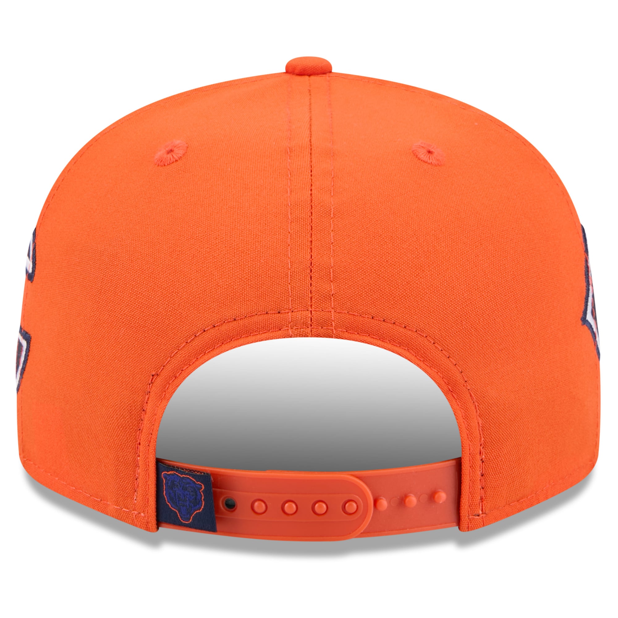 Youth New Era Orange Chicago Bears 2026 Rivalries Collection Fan Pack Helmet 9FIFTY Snapback Hat