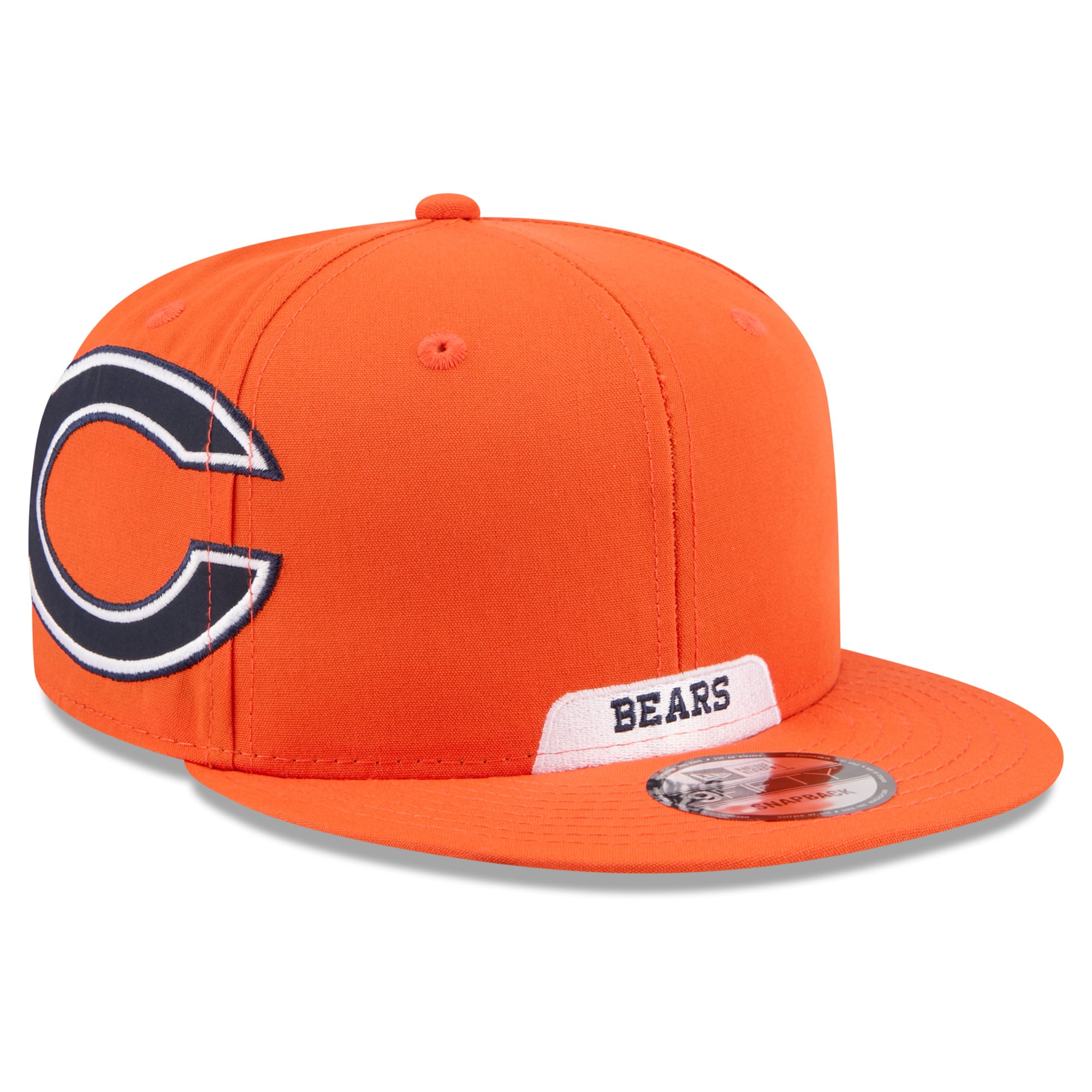 Youth New Era Orange Chicago Bears 2026 Rivalries Collection Fan Pack Helmet 9FIFTY Snapback Hat