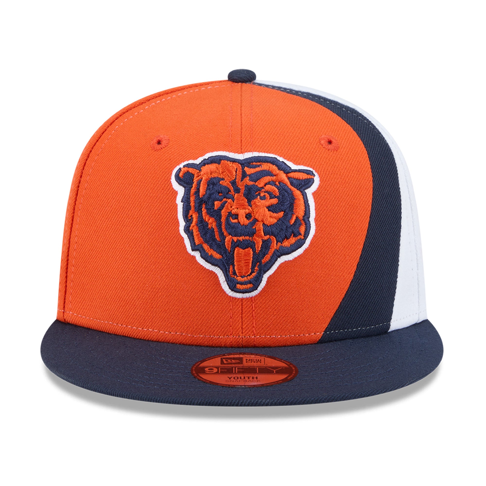 Casquette snapback New Era 9FIFTY Shock orange Chicago Bears pour jeunes