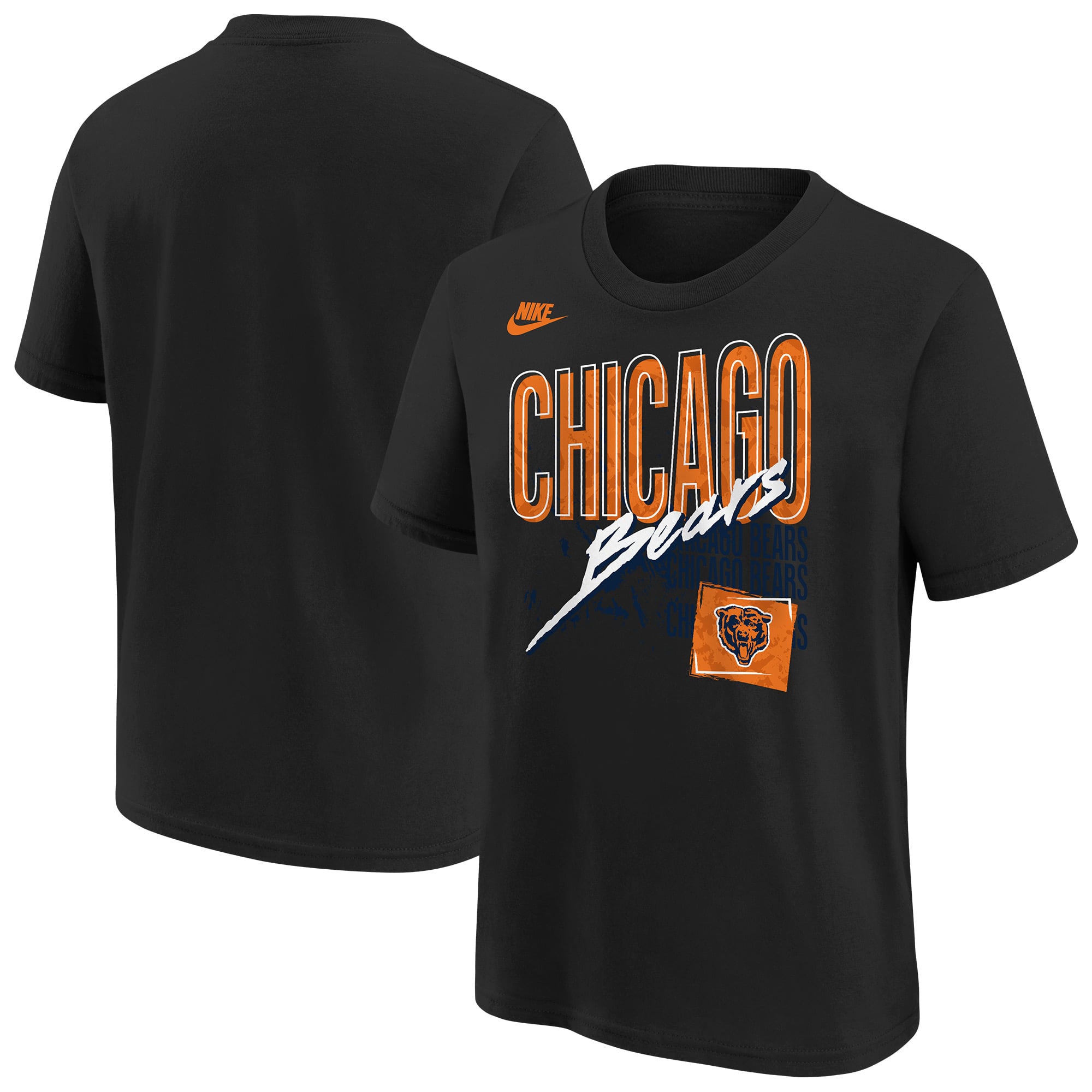 Youth Nike  Black Chicago Bears Vintage T-Shirt