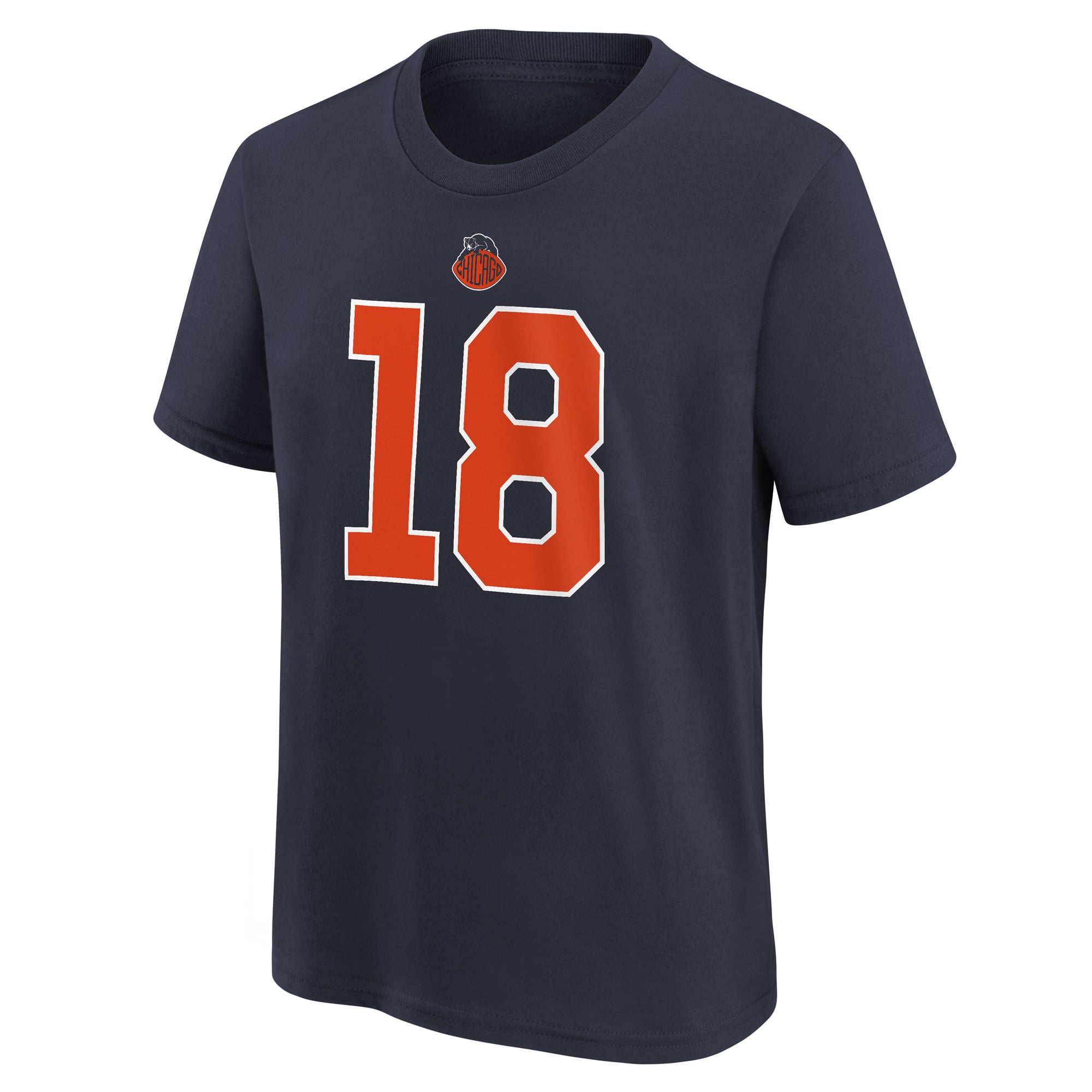 Youth Nike Caleb Williams Navy Chicago Bears 2026 Rivalries Collection Name & Number T-Shirt