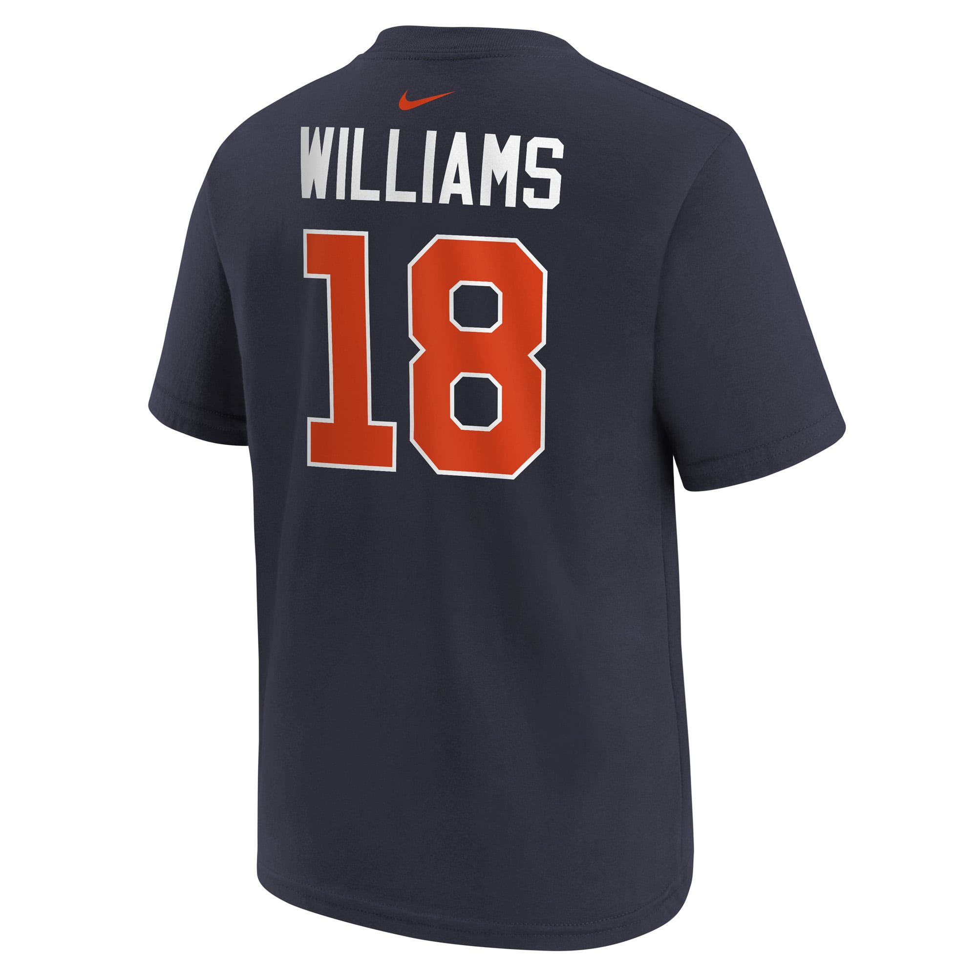 Youth Nike Caleb Williams Navy Chicago Bears 2026 Rivalries Collection Name & Number T-Shirt