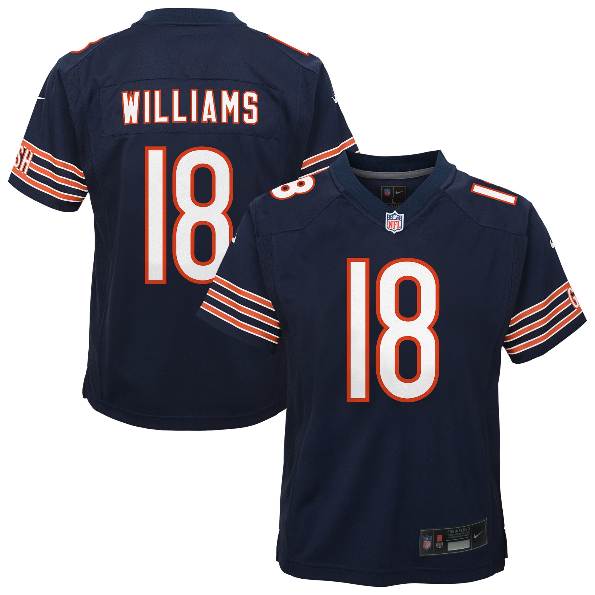 Youth Nike Caleb Williams Navy Chicago Bears Team Game Jersey