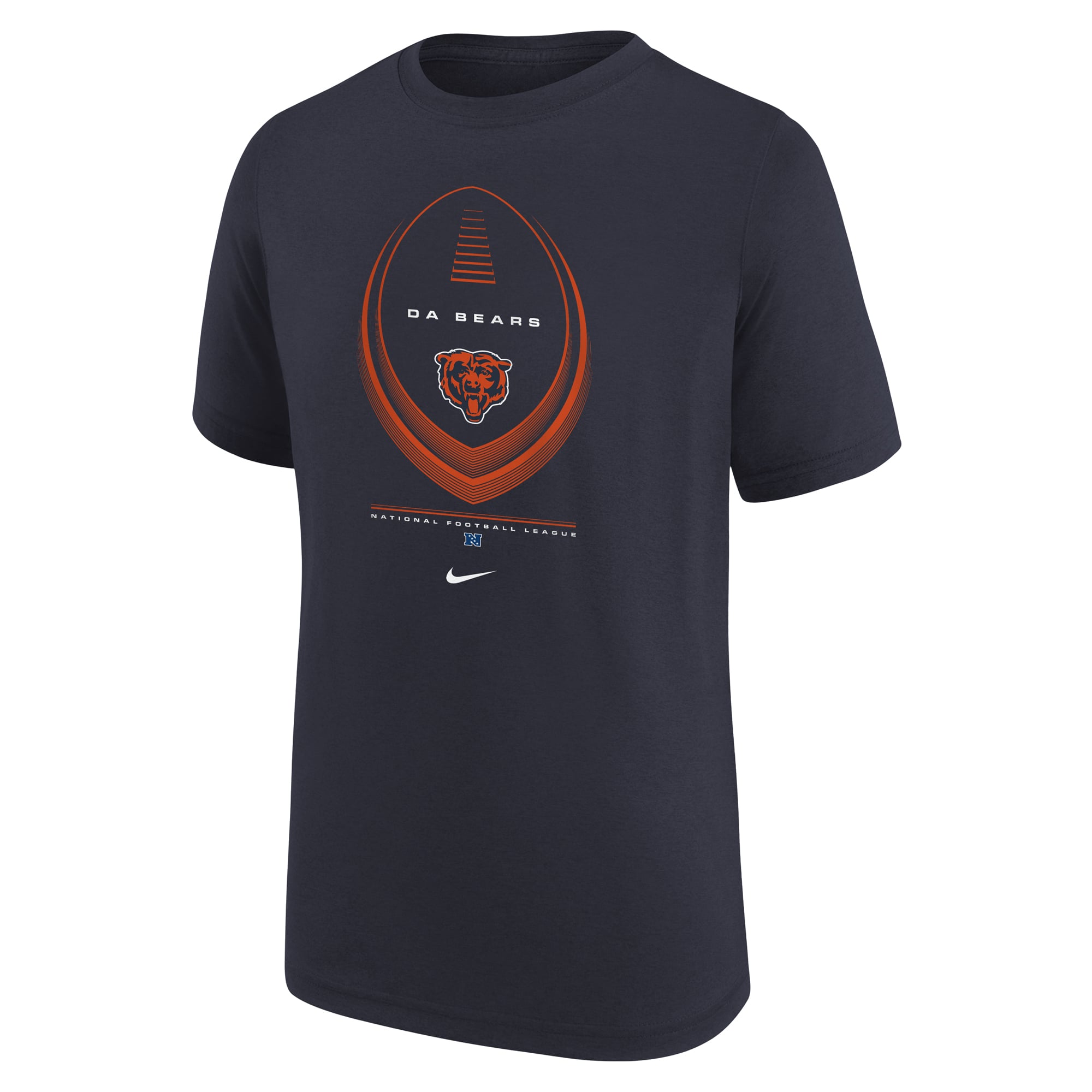 Youth Nike  Navy Chicago Bears Icon Legend Dri-FIT T-Shirt