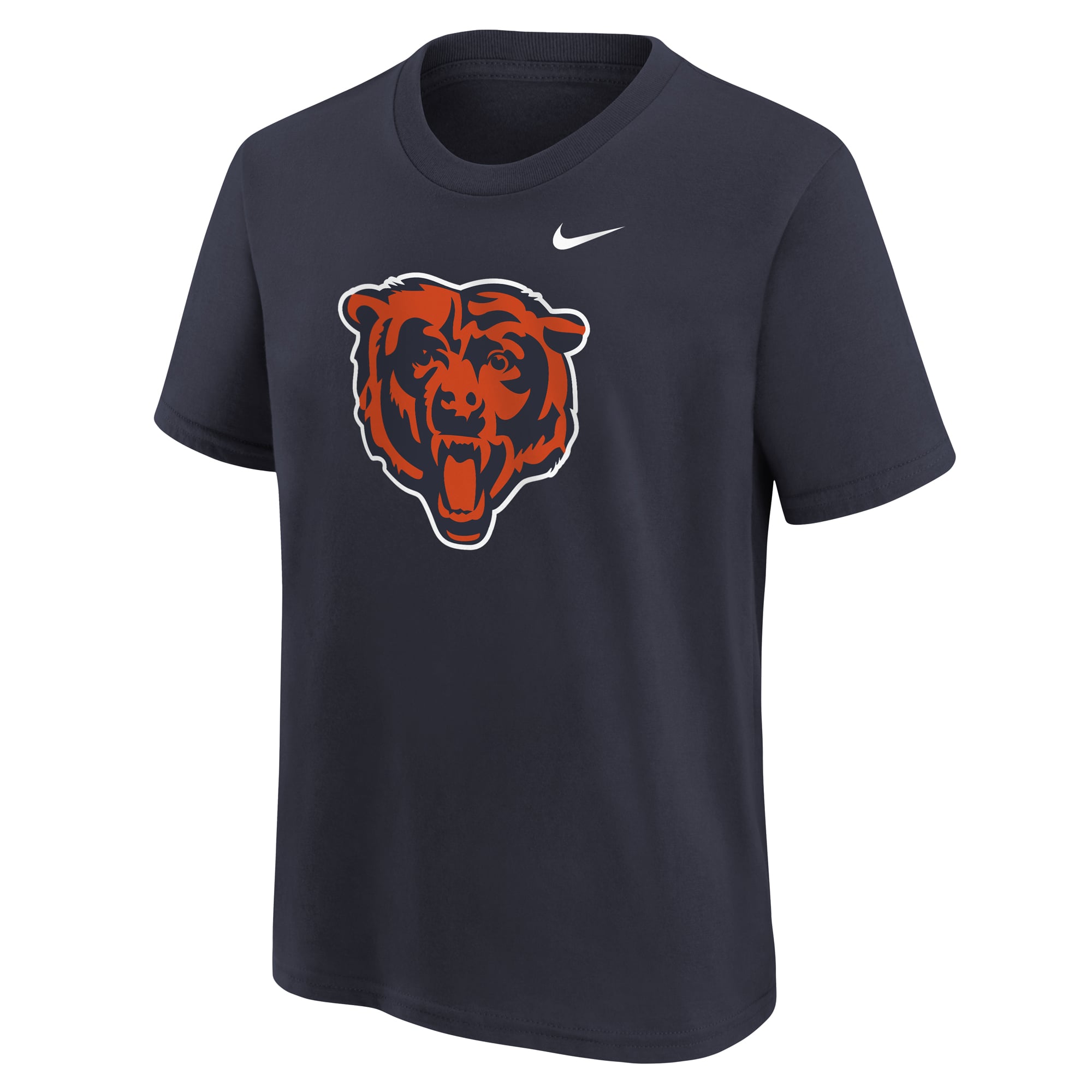 Youth Nike Navy Chicago Bears Logo T-Shirt